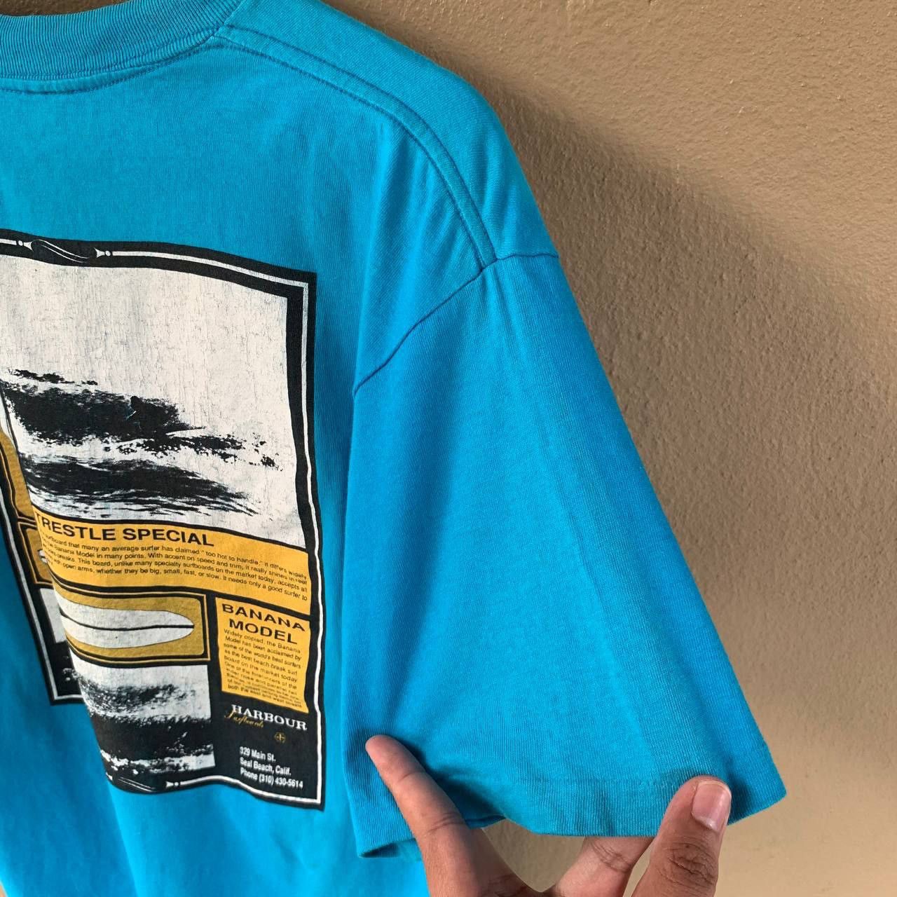 Vintage Rare Vintage 90s Harbour Surfboard Tshirt Size US M / EU 48-50 / 2 - 8 Thumbnail