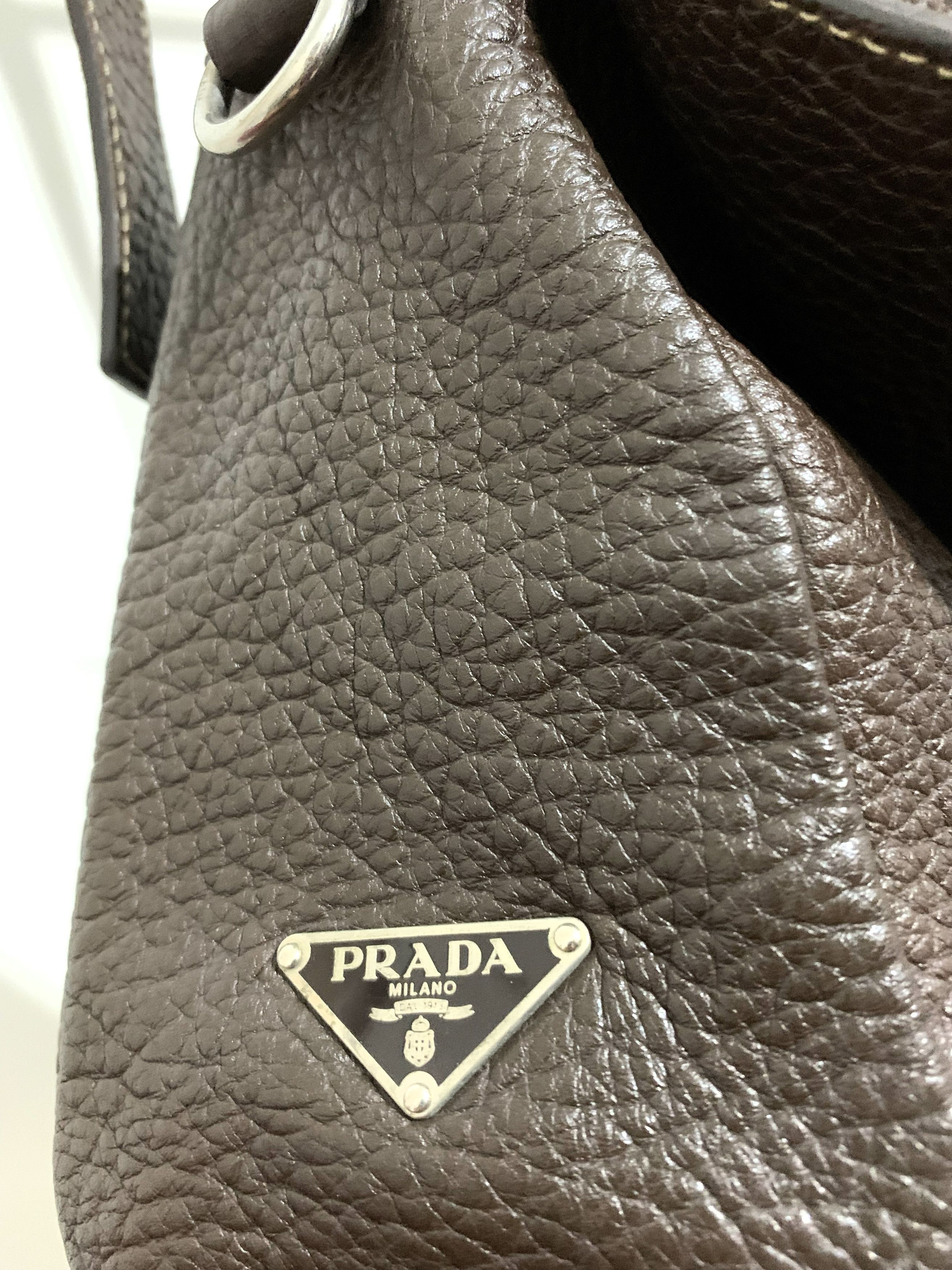 Prada Leather Messenger Bag Size ONE SIZE - 4 Thumbnail