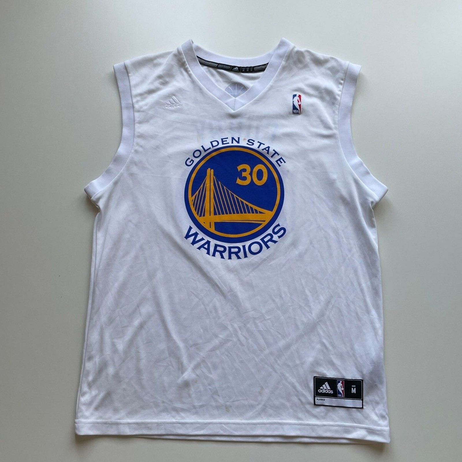Adidas Adidas Golden State Warriors Steph Curry NBA Jersey Medium Size US M / EU 48-50 / 2 - 1 Thumbnail
