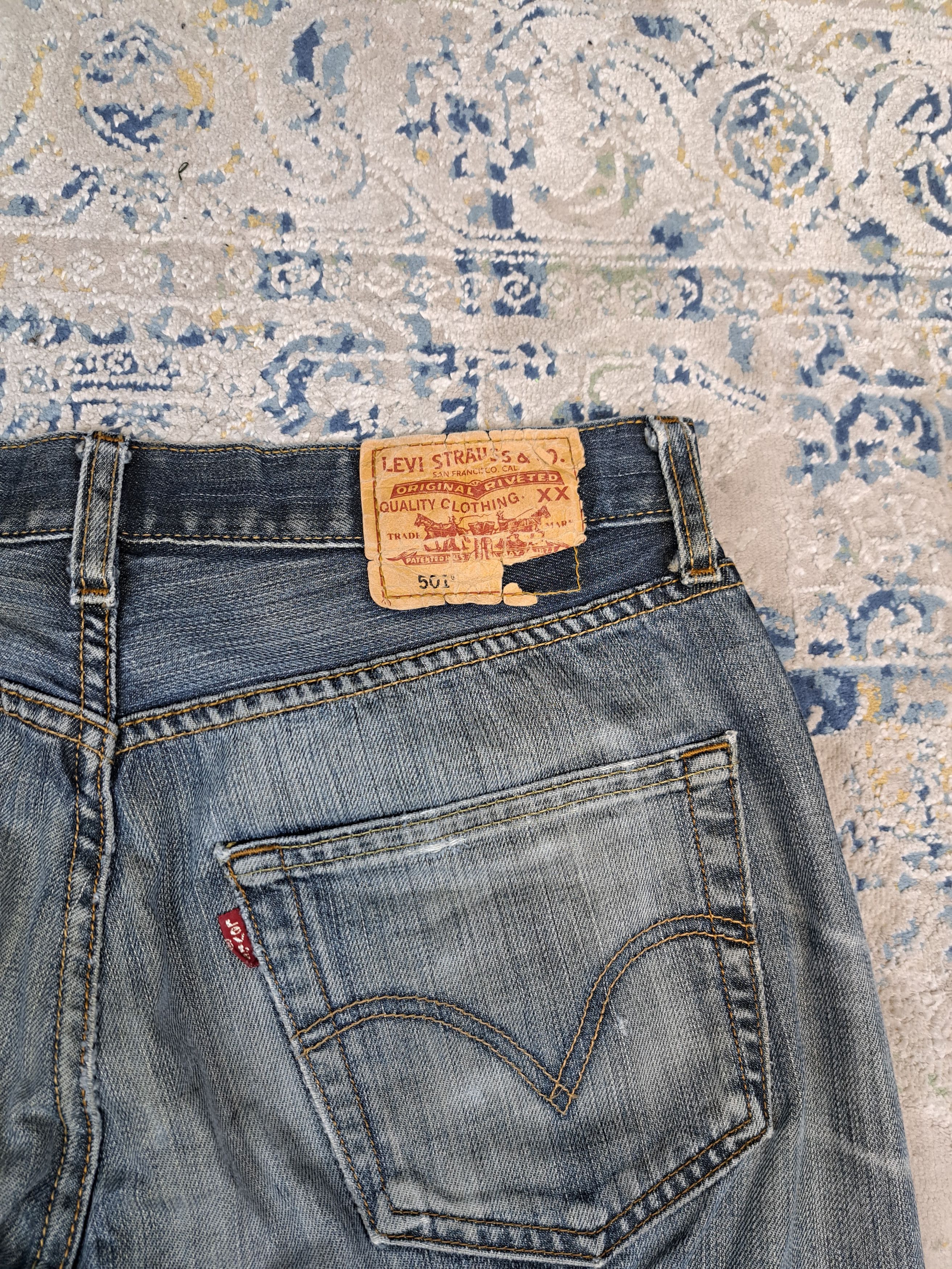 Levi's Vintage y2k Levis 501 Washed Avant Garde Denim Archive Size US 32 / EU 48 - 6 Thumbnail