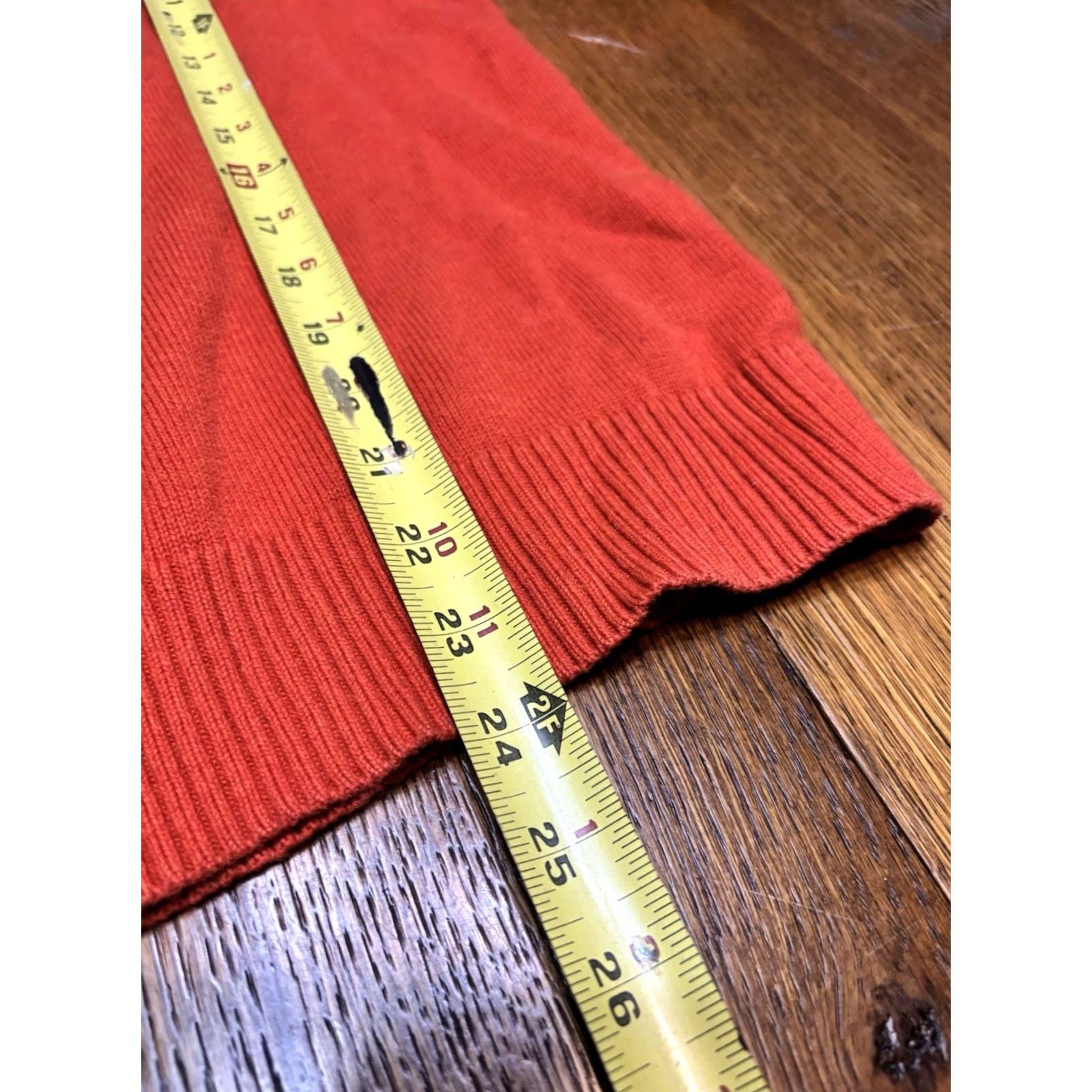 J.Crew J.CREW Sweater Orange Quarter Zip Cotton Pullover Men's M Size US M / EU 48-50 / 2 - 4 Thumbnail