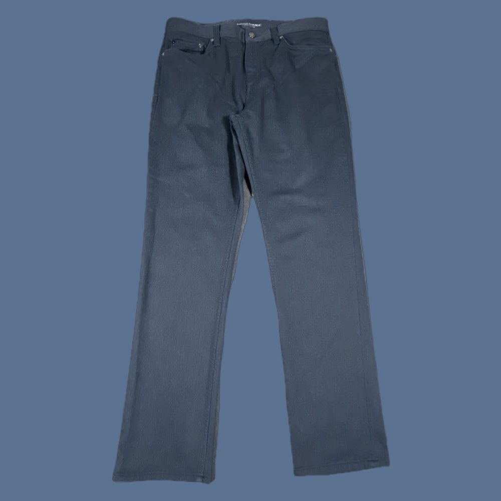Banana Republic Banana Republic Traveler Jeans Mens 34x32 Blue Slim Straight Stretch Denim Pants Size US 34 / EU 50 - 1 Thumbnail