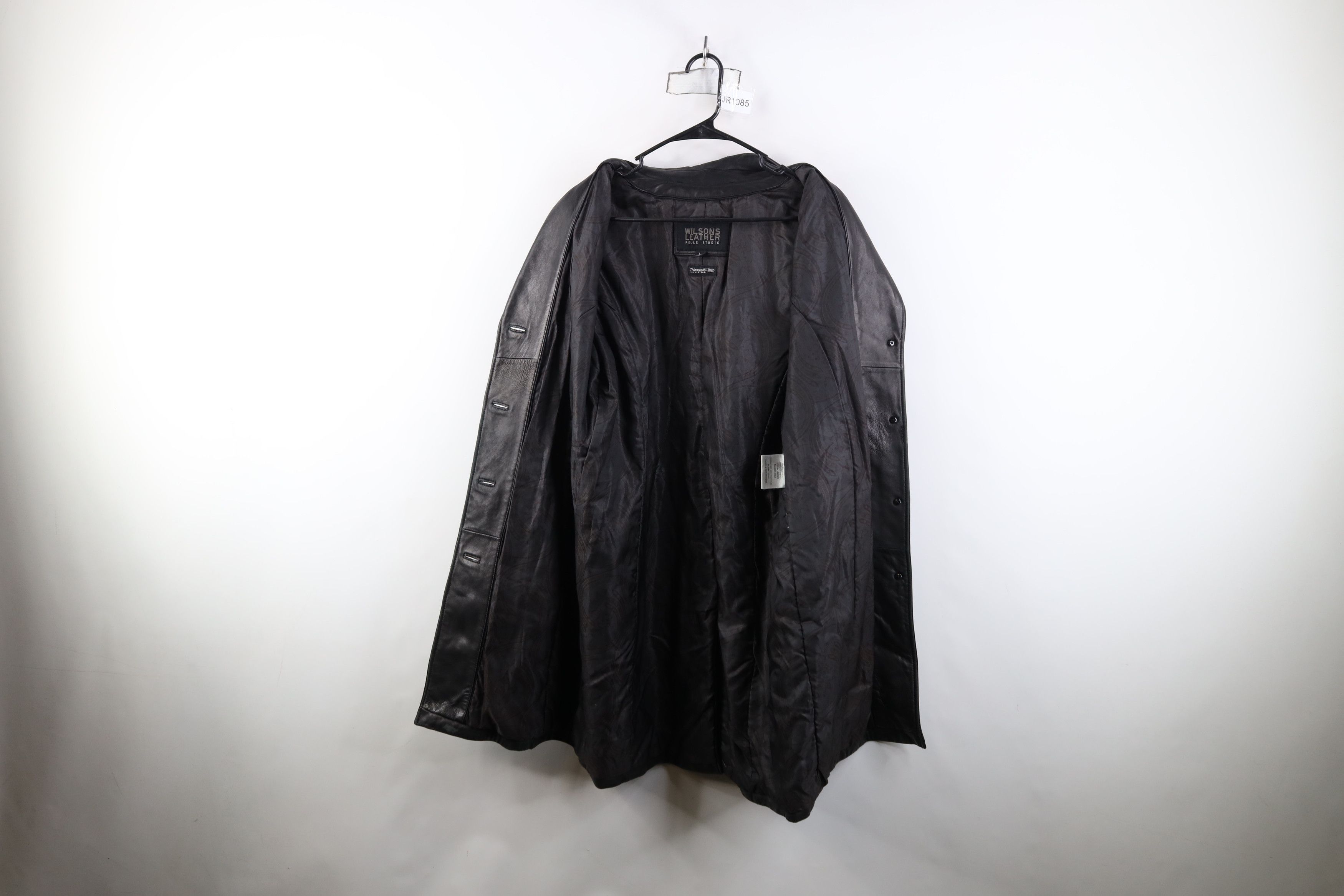 Vintage Vintage 90s Streetwear Soft Leather Trench Coat Jacket Size L / US 10 / IT 46 - 10 Thumbnail