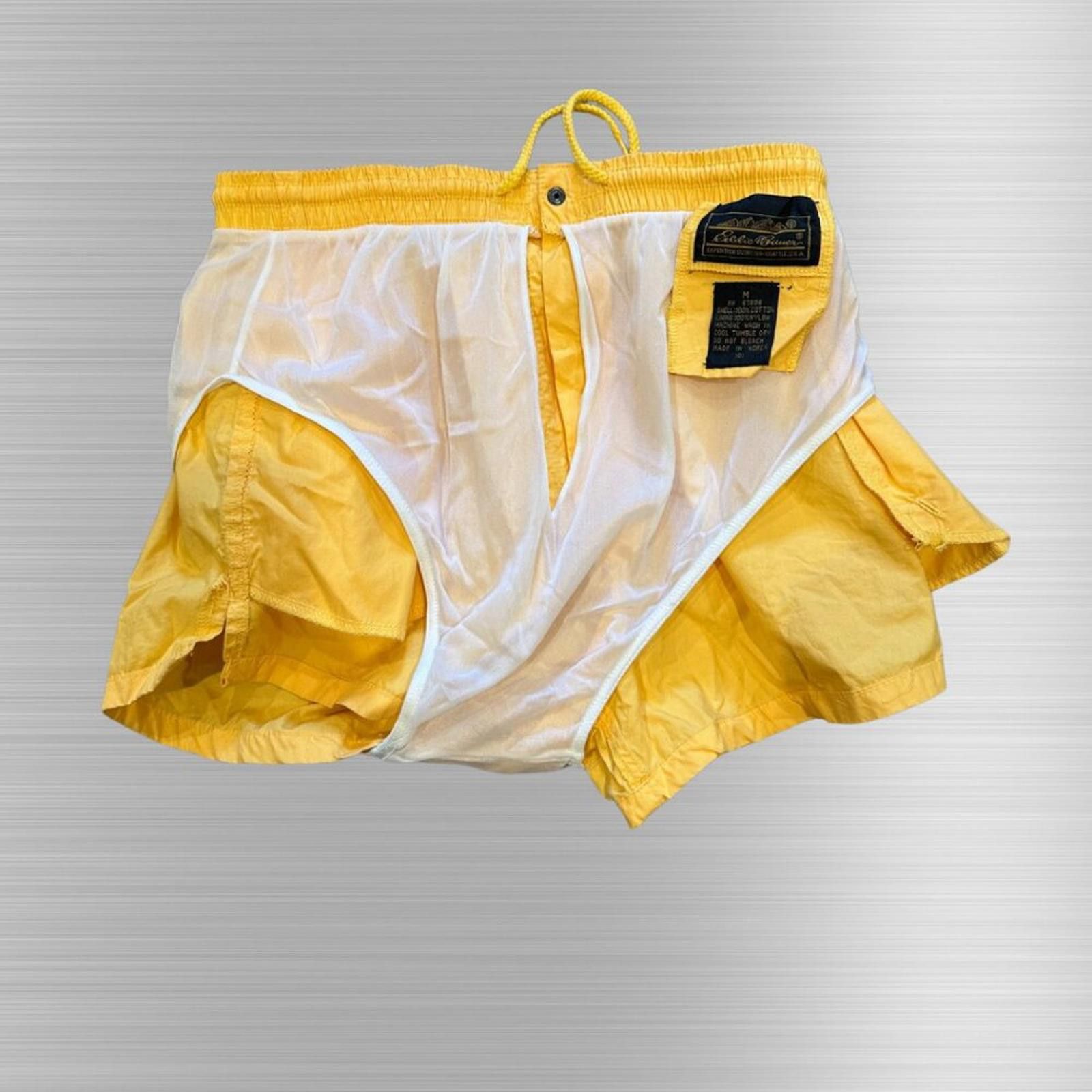 Eddie Bauer Eddie Bauer Men’s Swim Shorts – Yellow | Size Medium Size US 32 / EU 48 - 7 Thumbnail