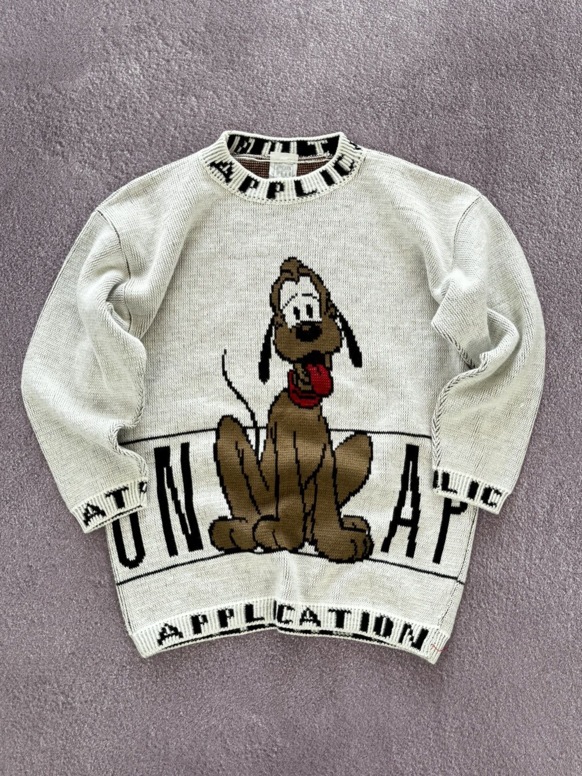 Vintage Y2K Snoopy Disney Coloured Knit 90s Sweater Size US M / EU 48-50 / 2 - 1 Thumbnail