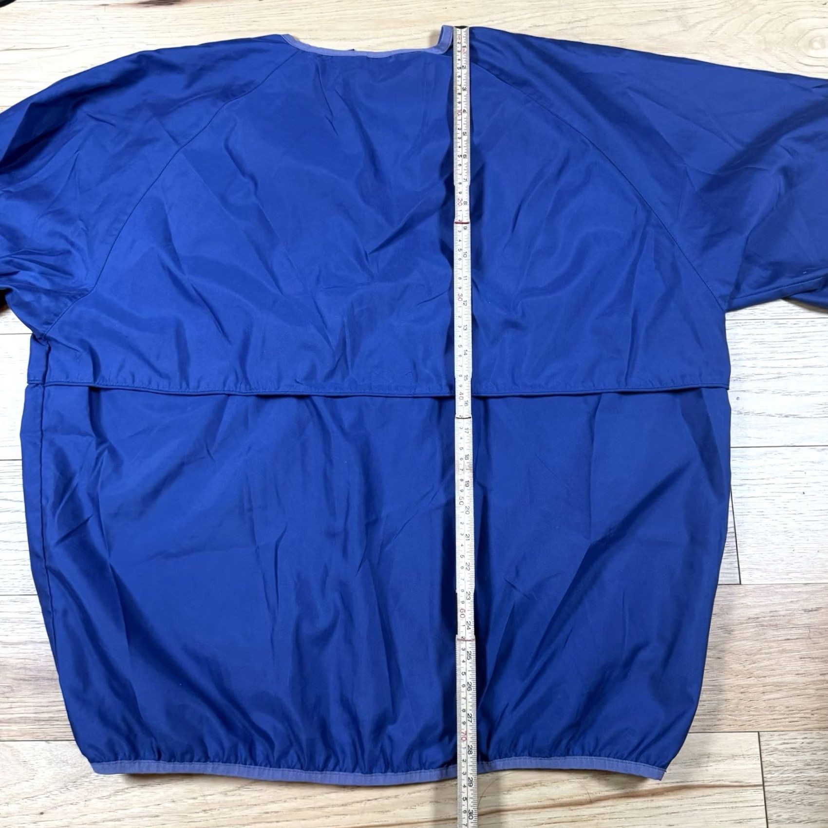 Vintage VINTAGE Majestic Baseball Jacket Windbreaker Pullover 1/4 Zip XL Mens Blue Nylon 100% Jacket/Activewear 90s Size US XL / EU 56 / 4 - 8 Thumbnail