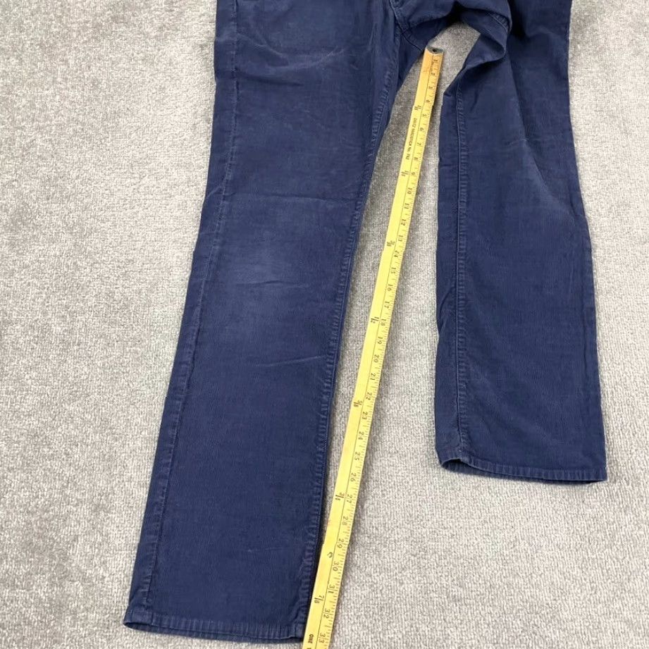 Bonobos VINTAGE Bonobos Men's Chino Pants 34 x 33 Blue French Corduroy Straight Leg Casual Office Travel Size US 34 / EU 50 - 5 Thumbnail