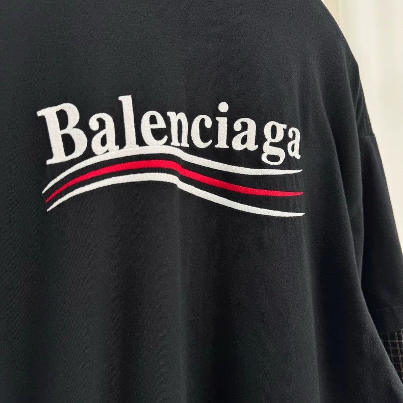Balenciaga Balenciaga Embroidered Coke Fake Two Piece Long Sleeve Size US S / EU 44-46 / 1 - 5 Thumbnail