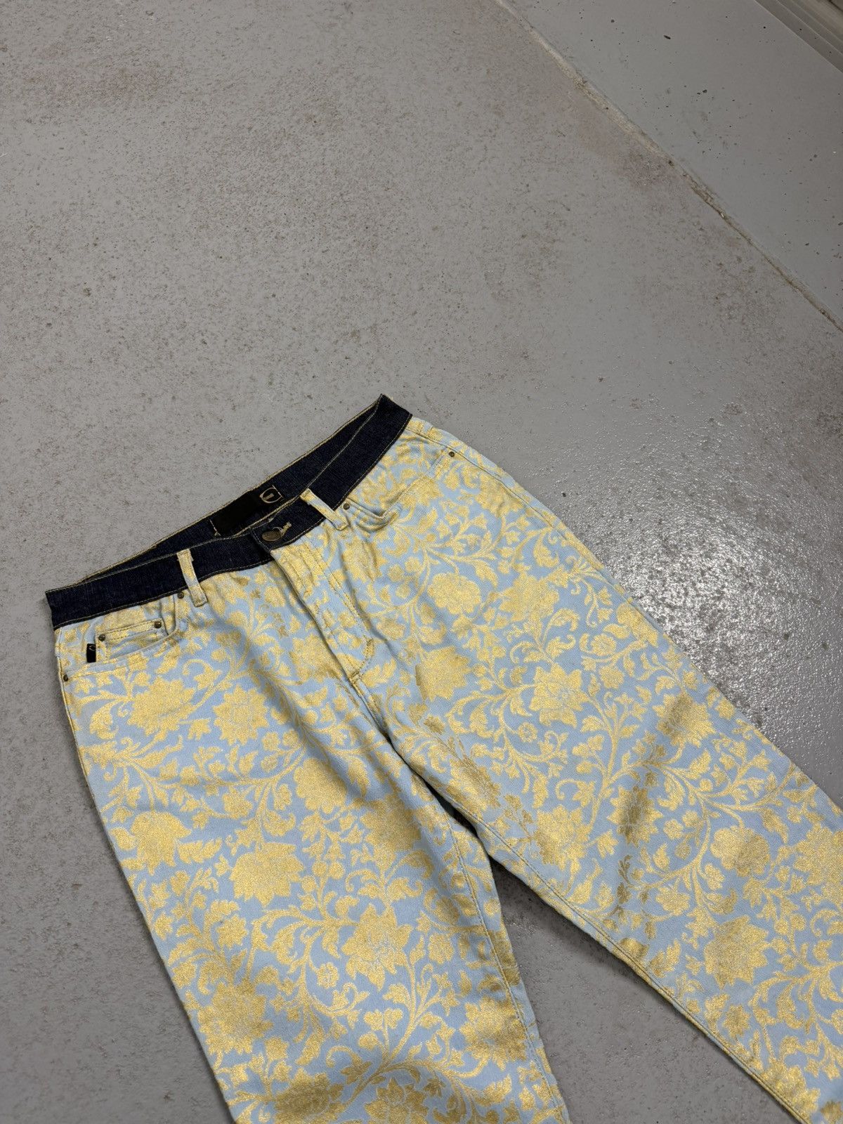 Just Cavalli Vintage Just Cavalli Overprinted Jeans Size 31" - 3 Thumbnail