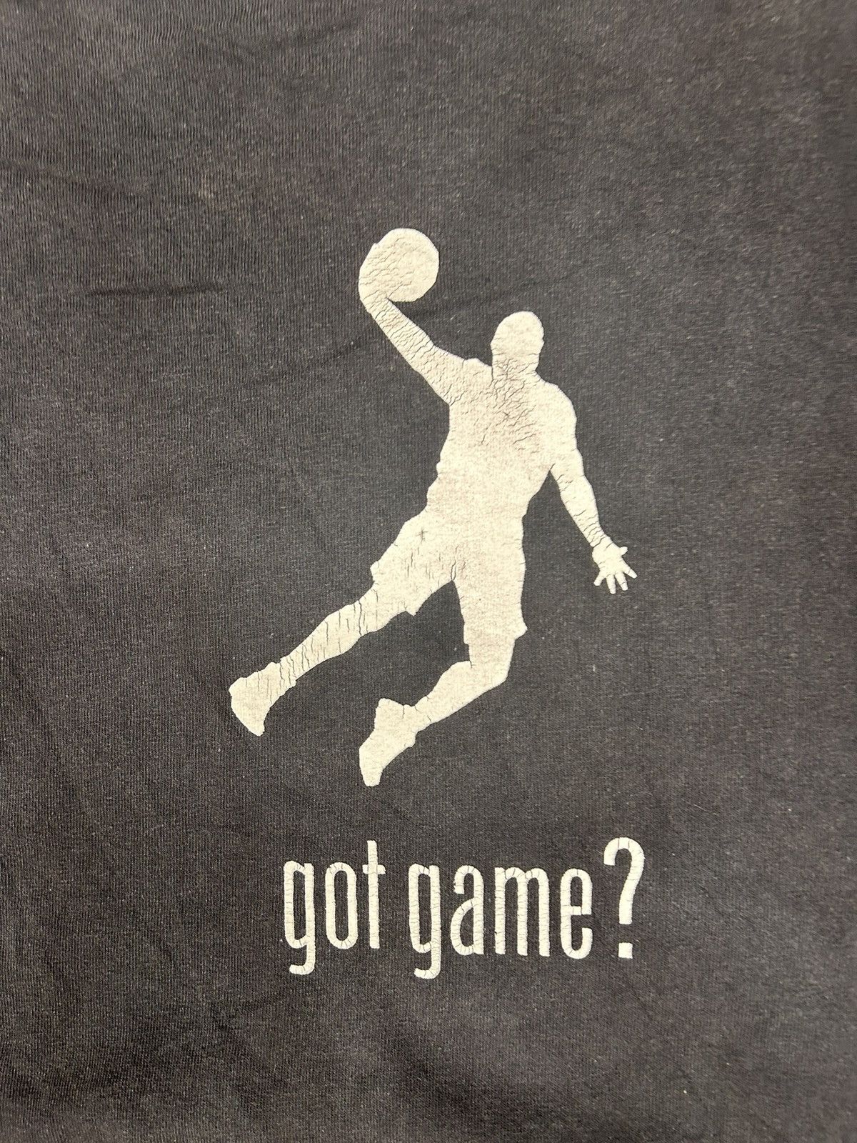 NBA Crazy Vintage Y2K Black “Got Game” Graphic NBA Tee Shirt Size US XL / EU 56 / 4 - 2 Thumbnail