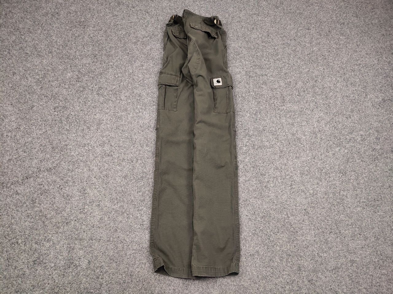 Carhartt Vintage 90's Carhartt Aventura Distressed Olive Cargo Pants Size US 28 / EU 44 - 2 Thumbnail
