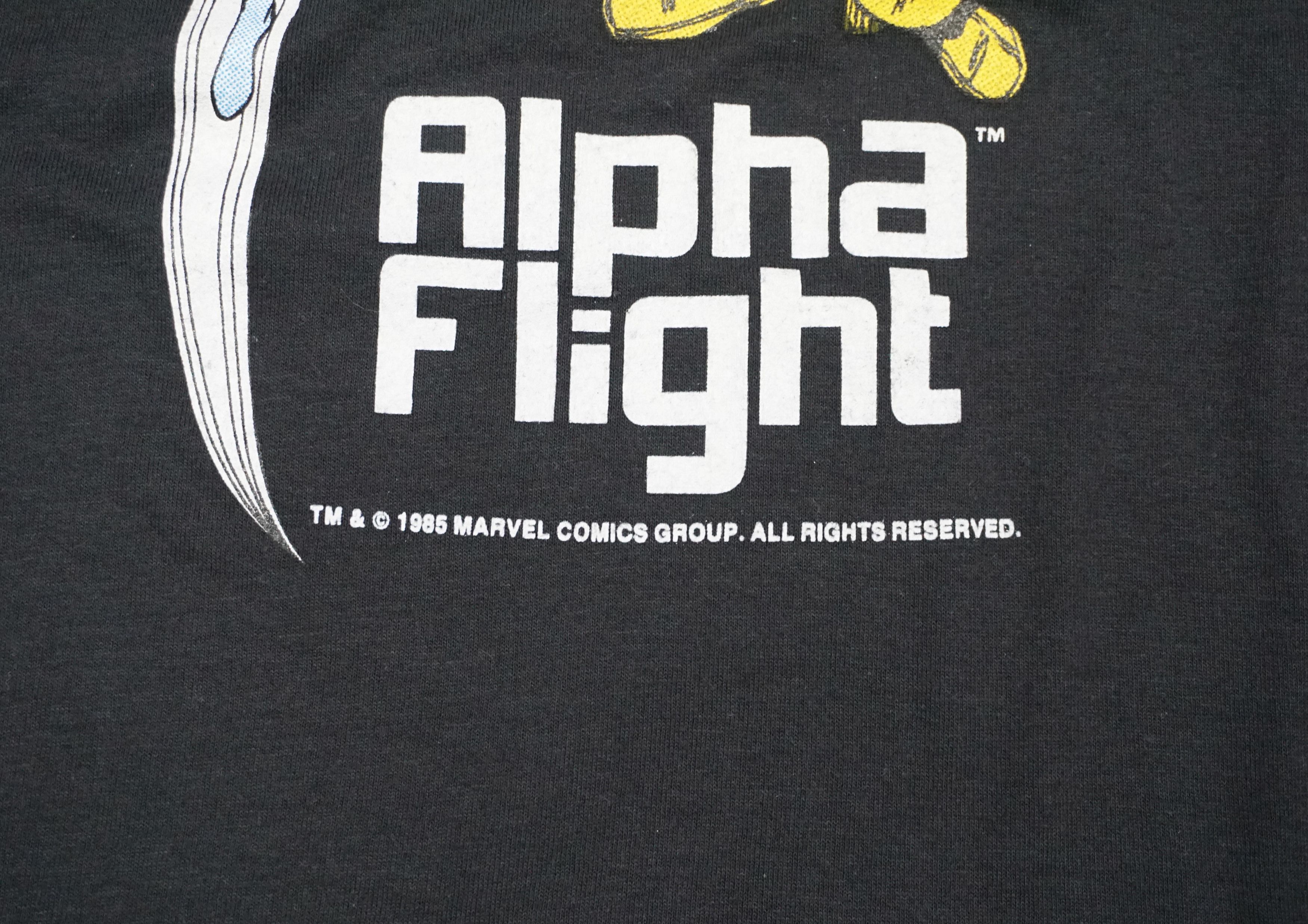 Other 1985 Alpha Flight Marvel Comics graphic T-shirt Size US L / EU 52-54 / 3 - 4 Thumbnail