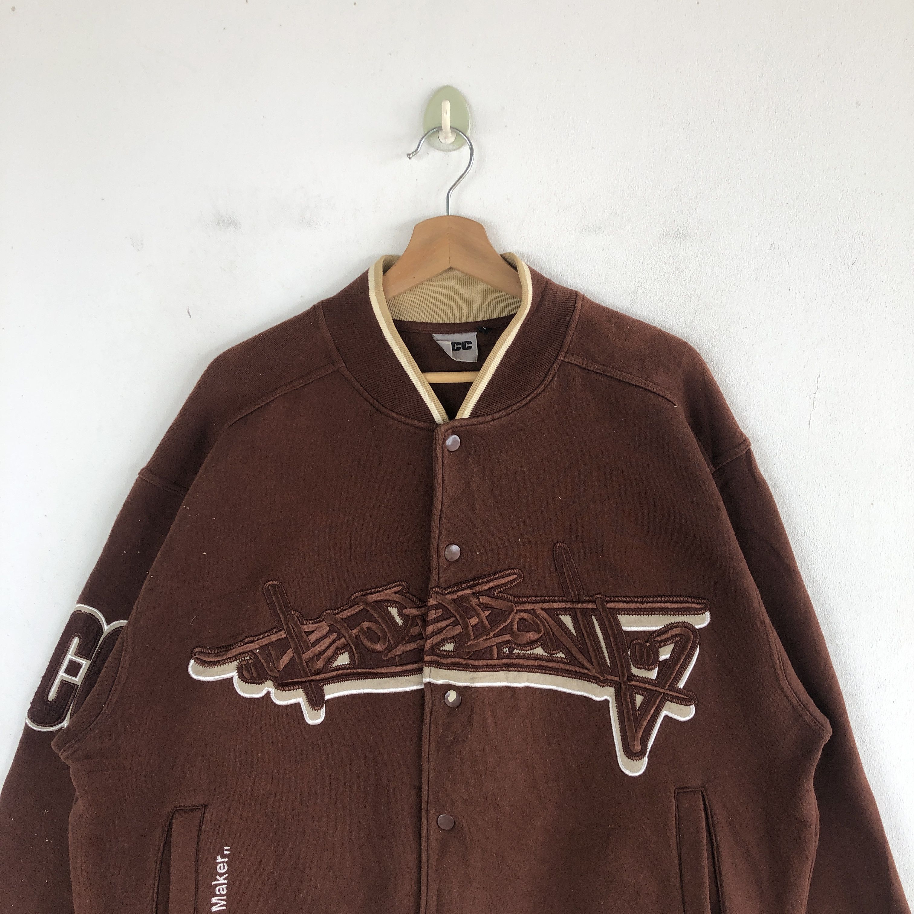 Japanese Brand × Vintage Vintage Japanese ACC Varsity Sweater Letterman Sweatshirt Size US XL / EU 56 / 4 - 3 Thumbnail