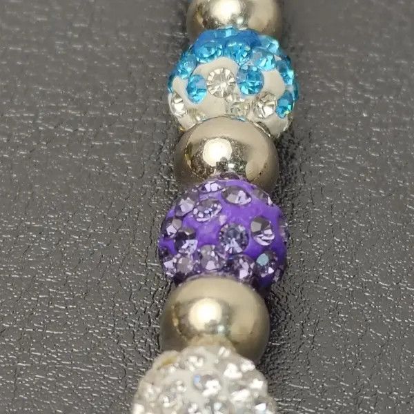 Japanese Brand Kitagawa x Kumi Round Bead Rhinestone Wallet Chain Size ONE SIZE - 7 Thumbnail