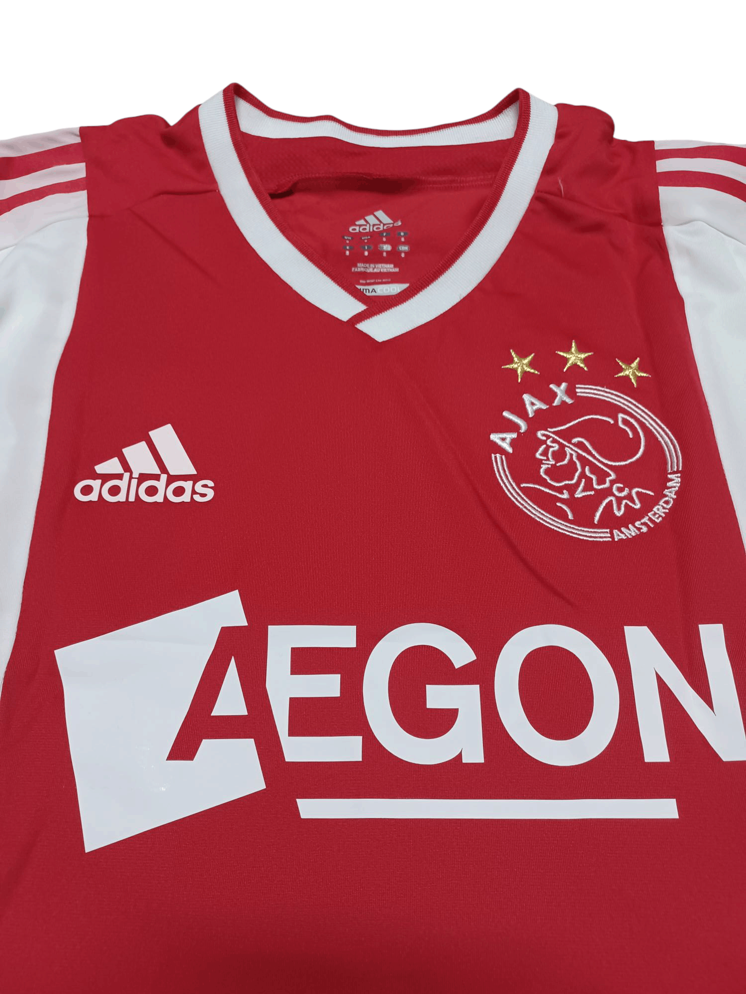 Adidas AJAX ADIDAS ISAAC CUENCA VINTAGE PLAYER ISSUE SOCCER JERSEY Size US M / EU 48-50 / 2 - 3 Thumbnail