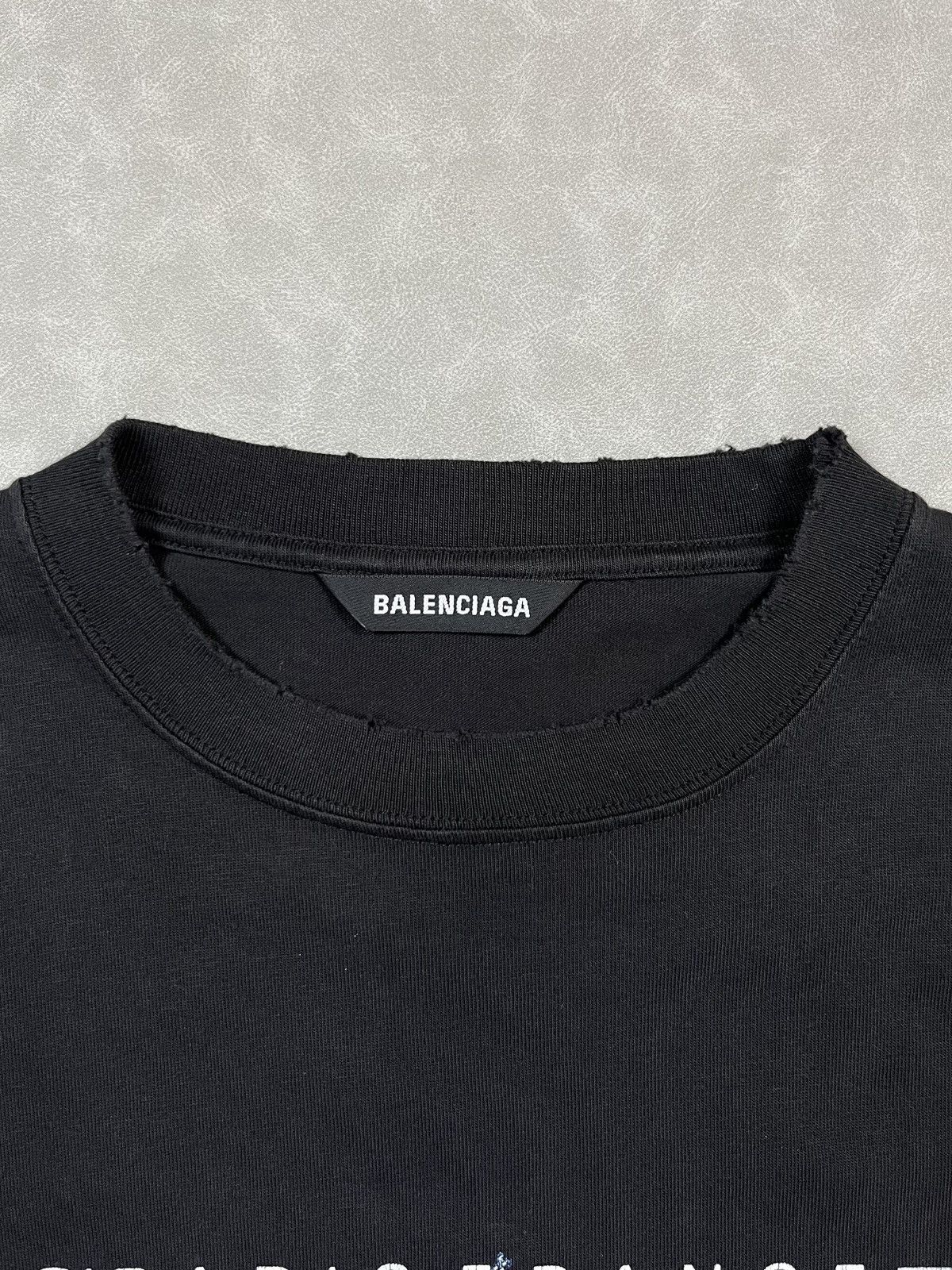 Balenciaga Balenciaga scare couer oversized distressed longsleeve Size US L / EU 52-54 / 3 - 14 Thumbnail