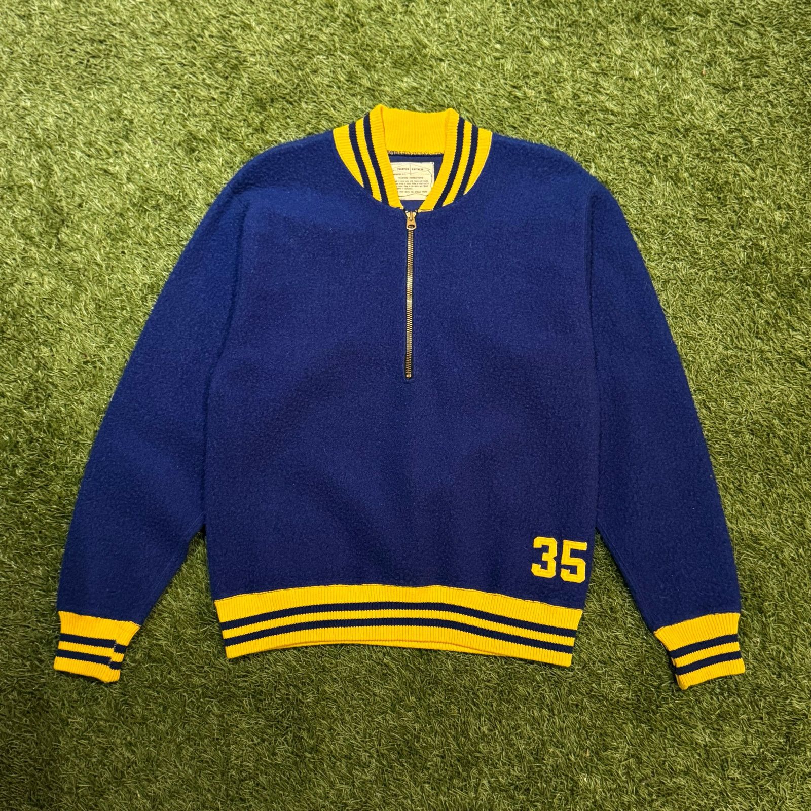 Champion 1953 Champion Phoenix Union High School Half Zip Fleece Size M / US 6-8 / IT 42-44 - 1 Thumbnail