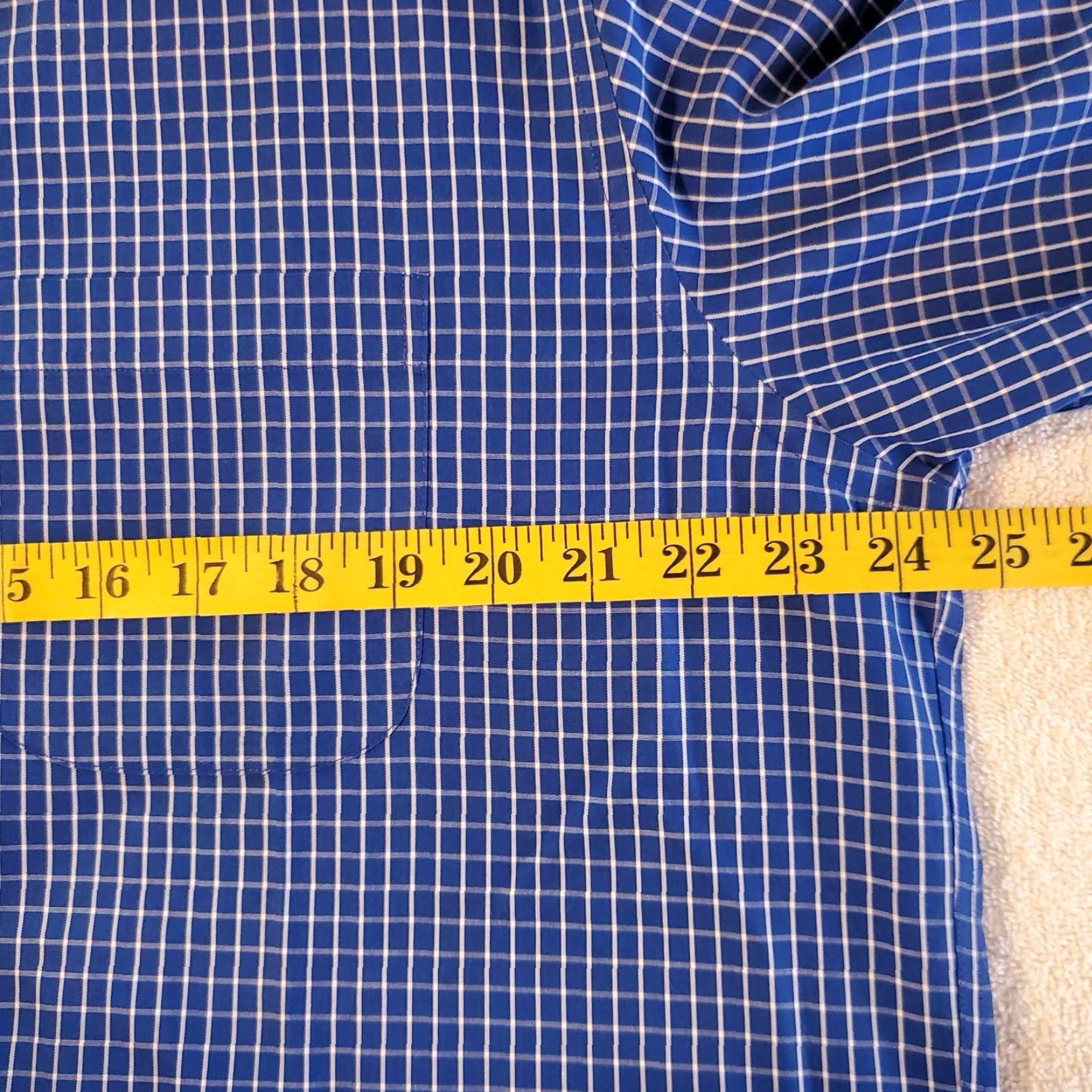 Brooks Brothers Brooks Brothers 346 Men's 16 - 6/7 Button Down Shirt Solid Blue Long Sleeve Size US L / EU 52-54 / 3 - 4 Thumbnail