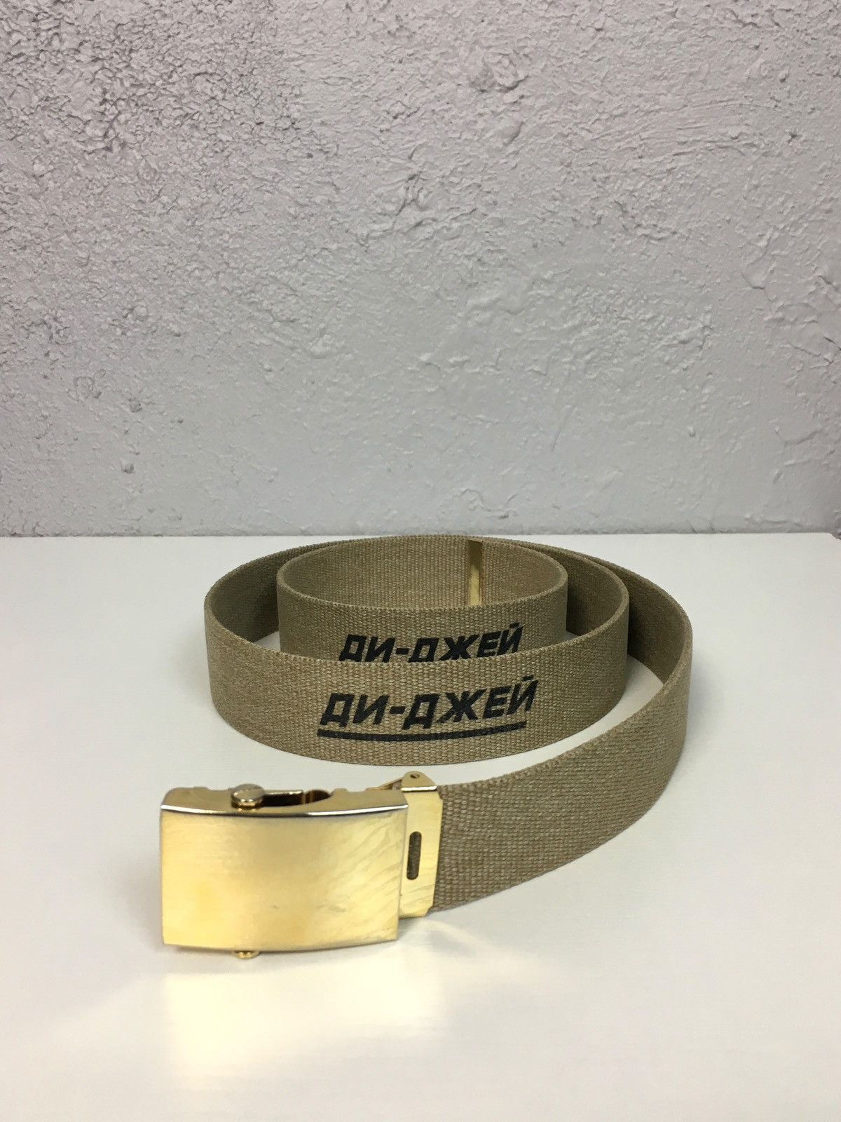 Гоша Рубчинский , belt ГОША РУБЧИНСКИЙ – BLACK WEBBING BELT GOSHA RUBCHINSKIY