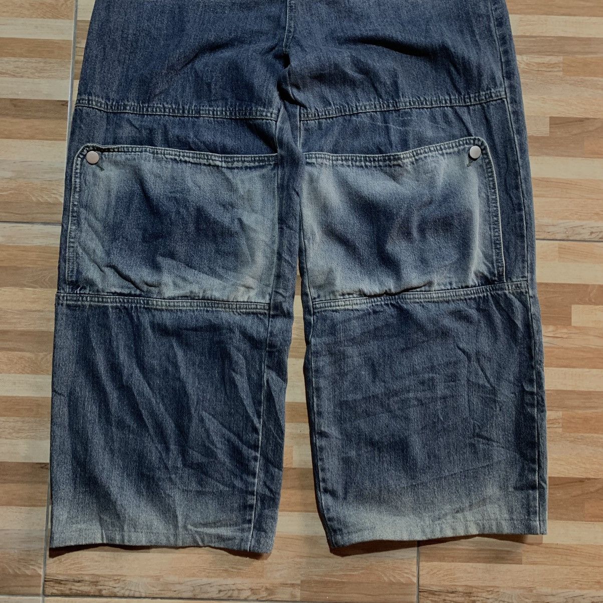 Japanese Brand OOTJ Wide Denim Jeans Size US 28 / EU 44 - 3 Thumbnail