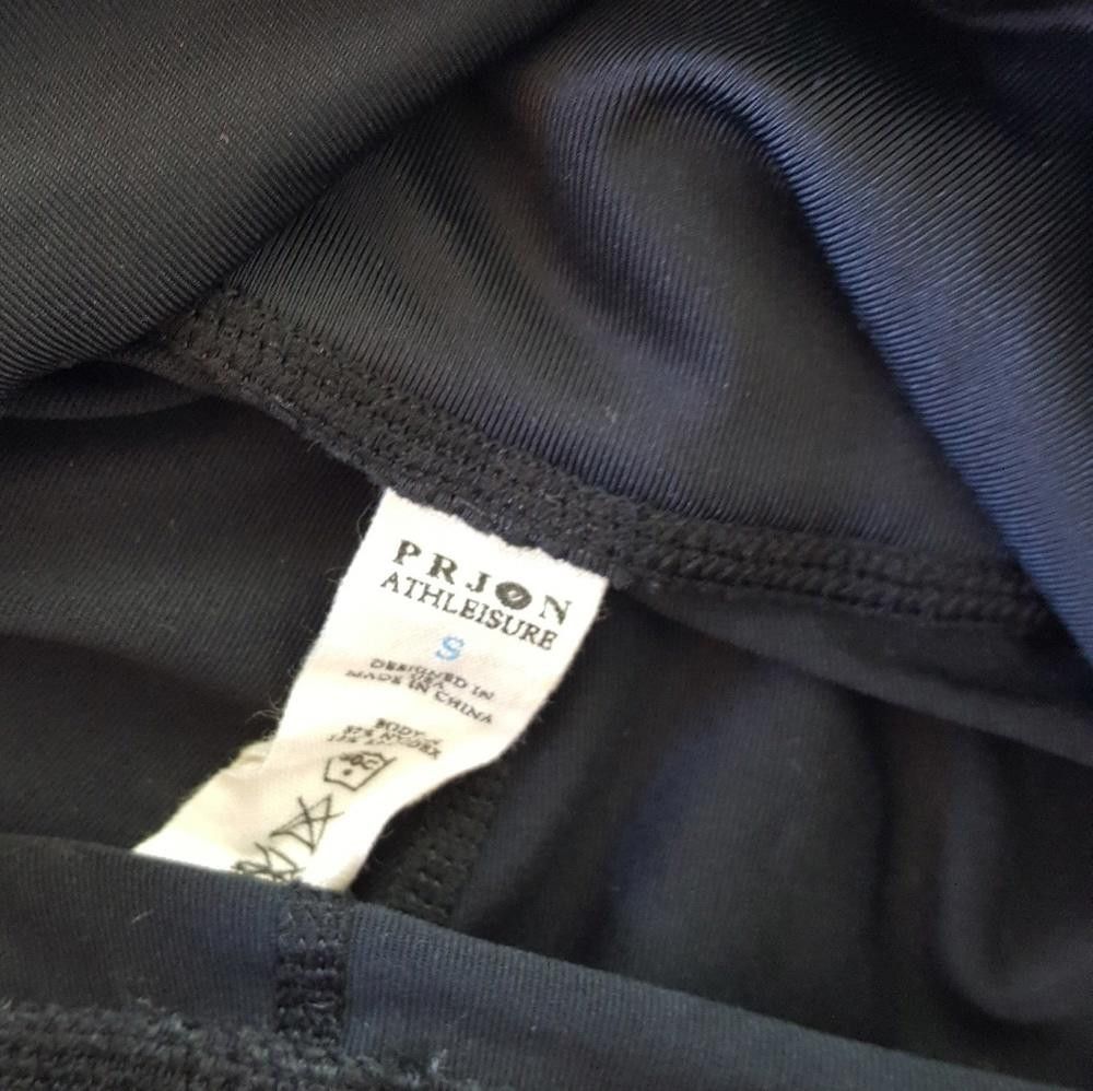 Designer Black High Waisted Prjon Athletic Capri Size 28" / US 6 / IT 42 - 3 Thumbnail