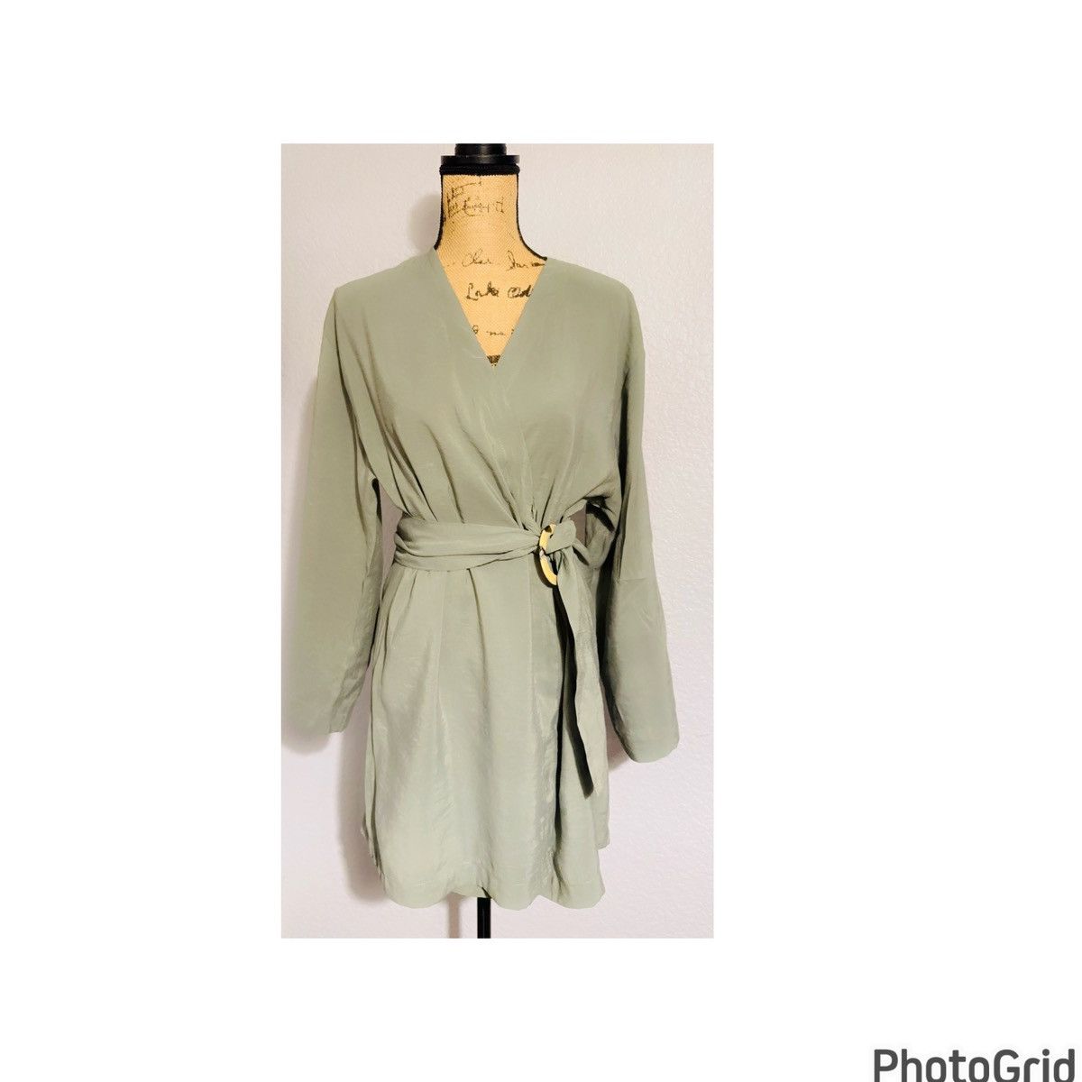 Zara ZARA Wrap Dress Size L / US 10 / IT 46 - 3 Thumbnail