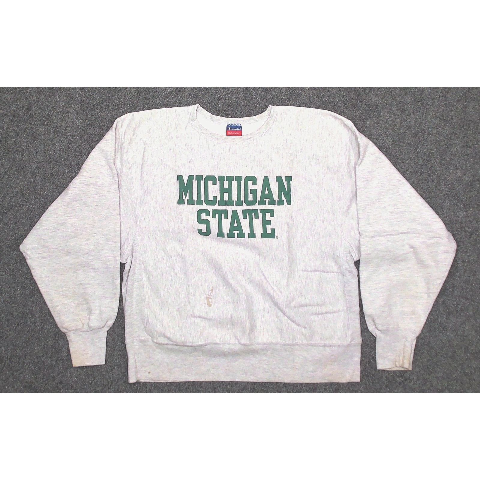 Champion Champion Reverse Weave Y2K Boxy Michigan State Sweatshirt Size US XL / EU 56 / 4 - 3 Thumbnail