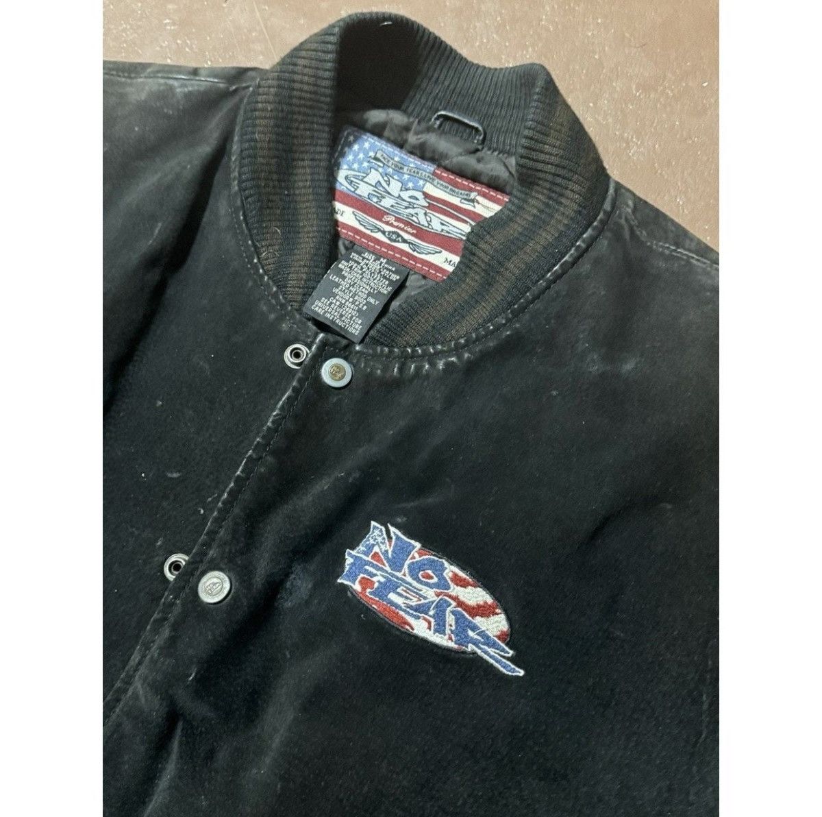 No Fear Y2K No Fear leather bomber jacket Size US M / EU 48-50 / 2 - 3 Thumbnail