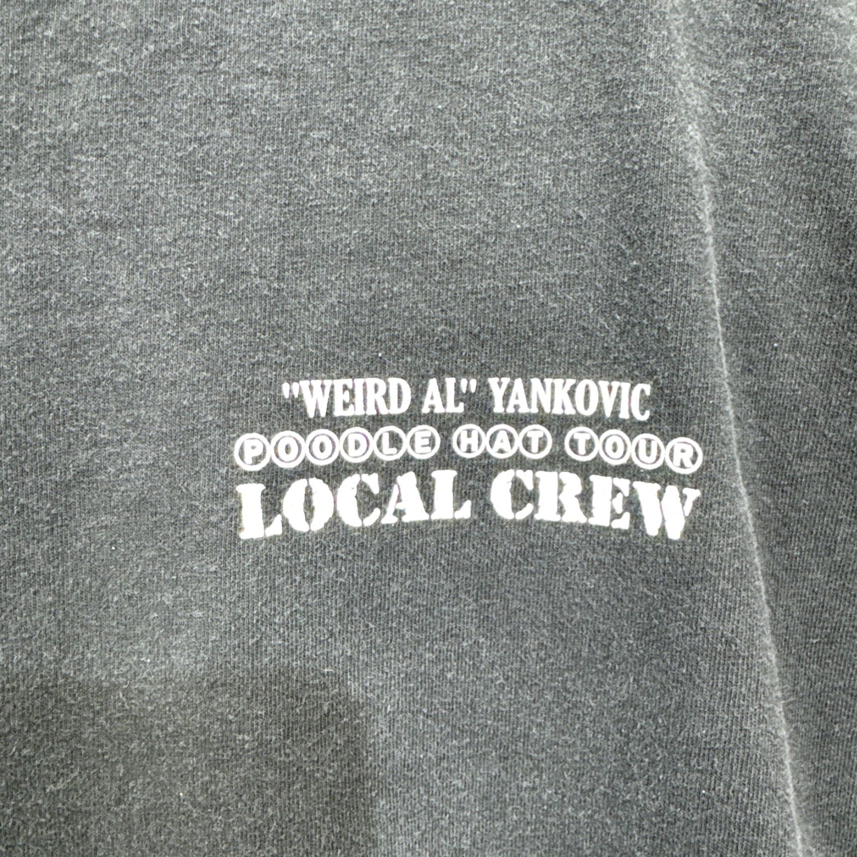 Champion VINTAGE Champion Weird Al Yankovic Concert T Shirt Adult XL Black 90s Tour Local Crew Size US XL / EU 56 / 4 - 7 Thumbnail