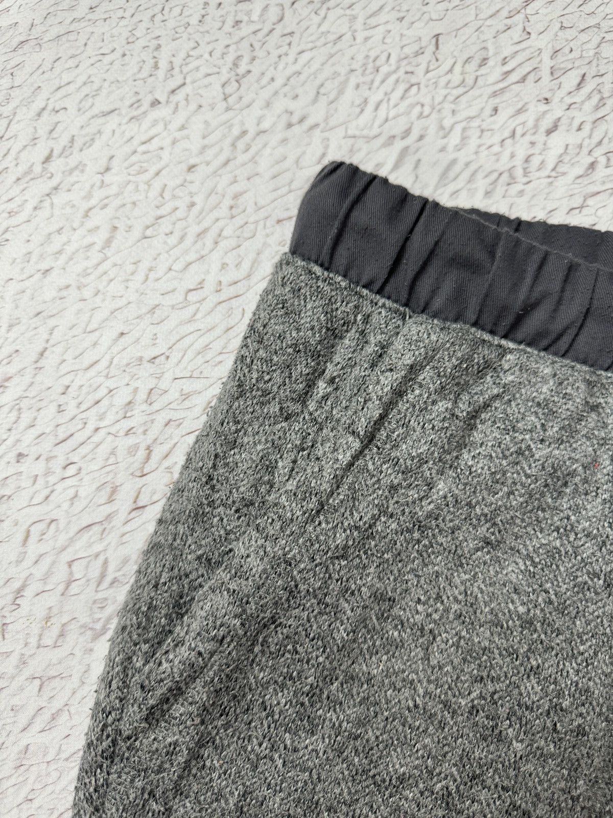 Japanese Brand × Vintage Herringbone grey Japan clothing sweat track pants Size US 32 / EU 48 - 11 Thumbnail