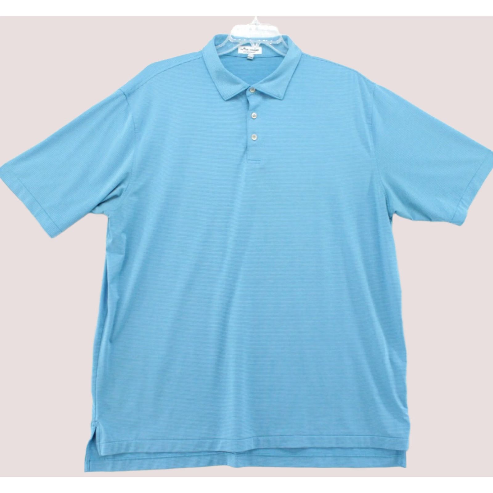 Peter Millar Peter Millar Summer Comfort Polo Shirt Mens XXL Blue Striped Performance Stretch Polo Size US XXL / EU 58 / 5 - 1 Thumbnail