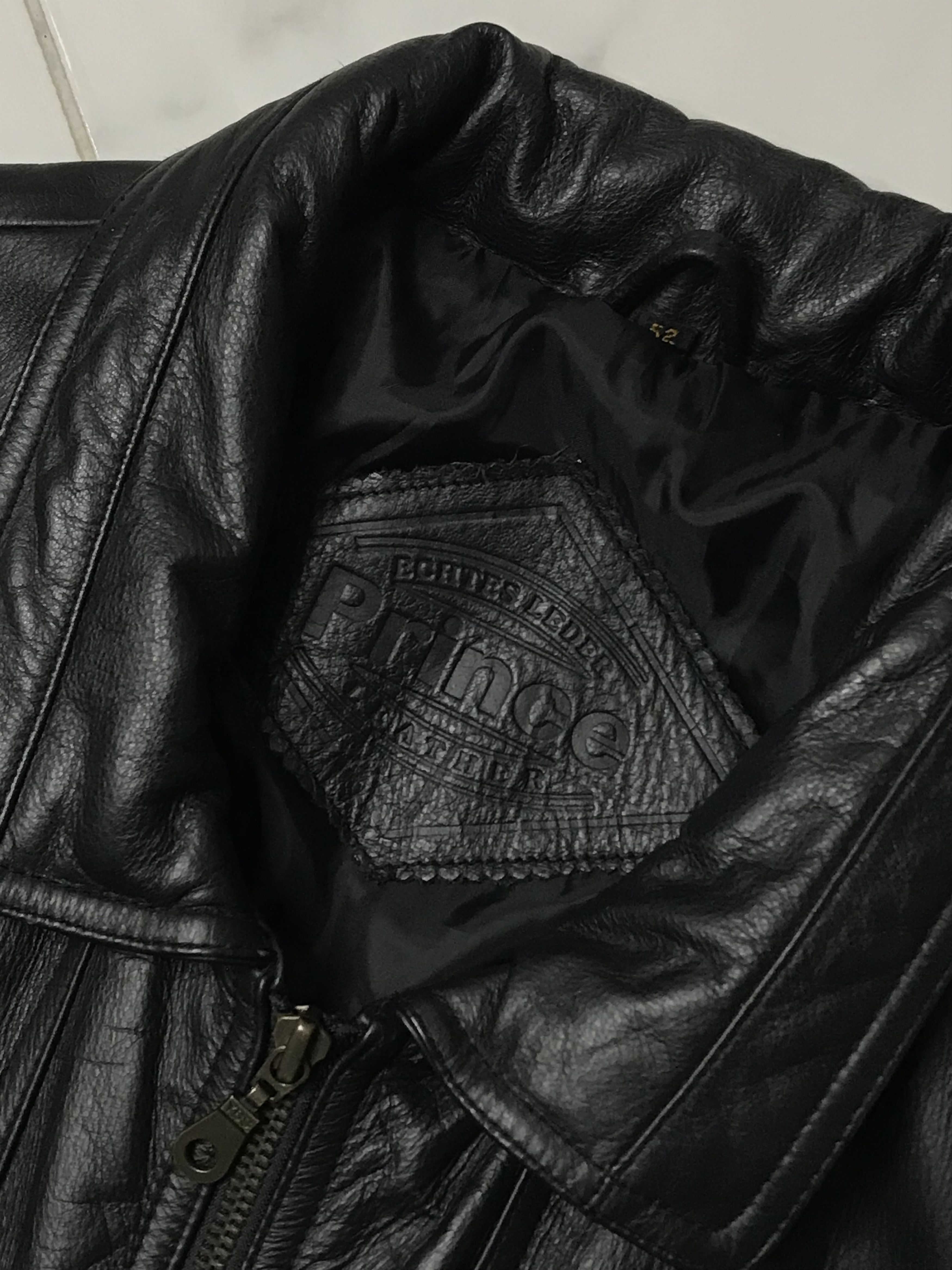 Genuine Leather Genuine leather jacket vest prince vintage 90’s rince black Size US L / EU 52-54 / 3 - 3 Thumbnail