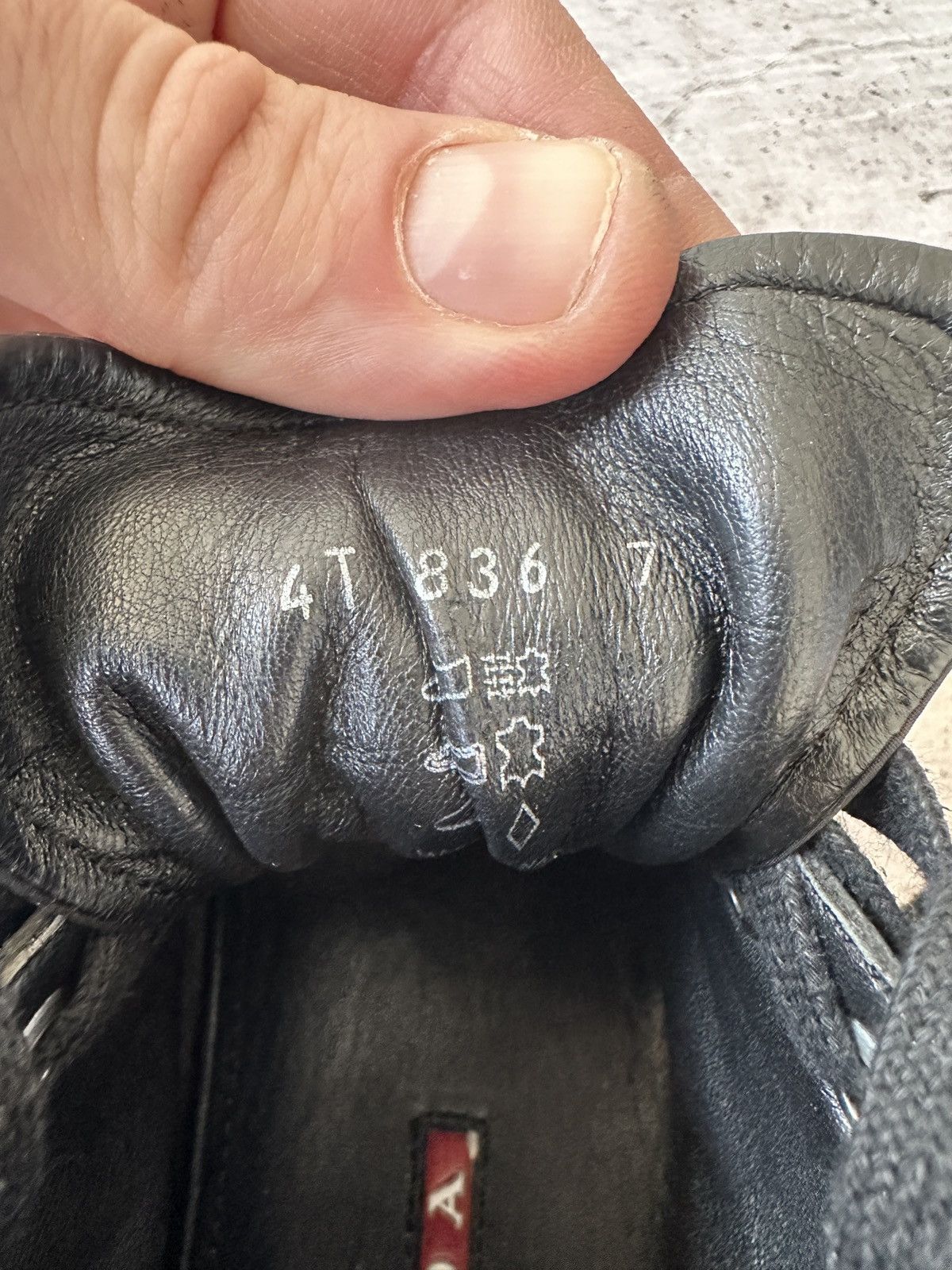 Prada Prada sport nylon and leather lace up low top sneakers Size US 8 / EU 41 - 13 Thumbnail