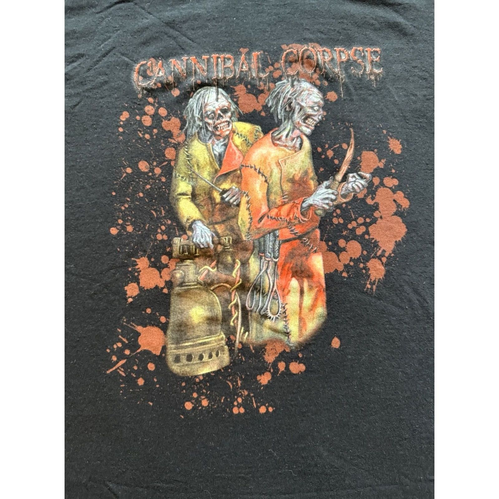 Gildan VINTAGE 2006 Cannibal Corpse Kill Concert T Shirt 2XL Death Metal Band Deicide Mens Black Cotton Graphic Print Crew Neck Short Sleeve Gildan Size US XXL / EU 58 / 5 - 2 Thumbnail