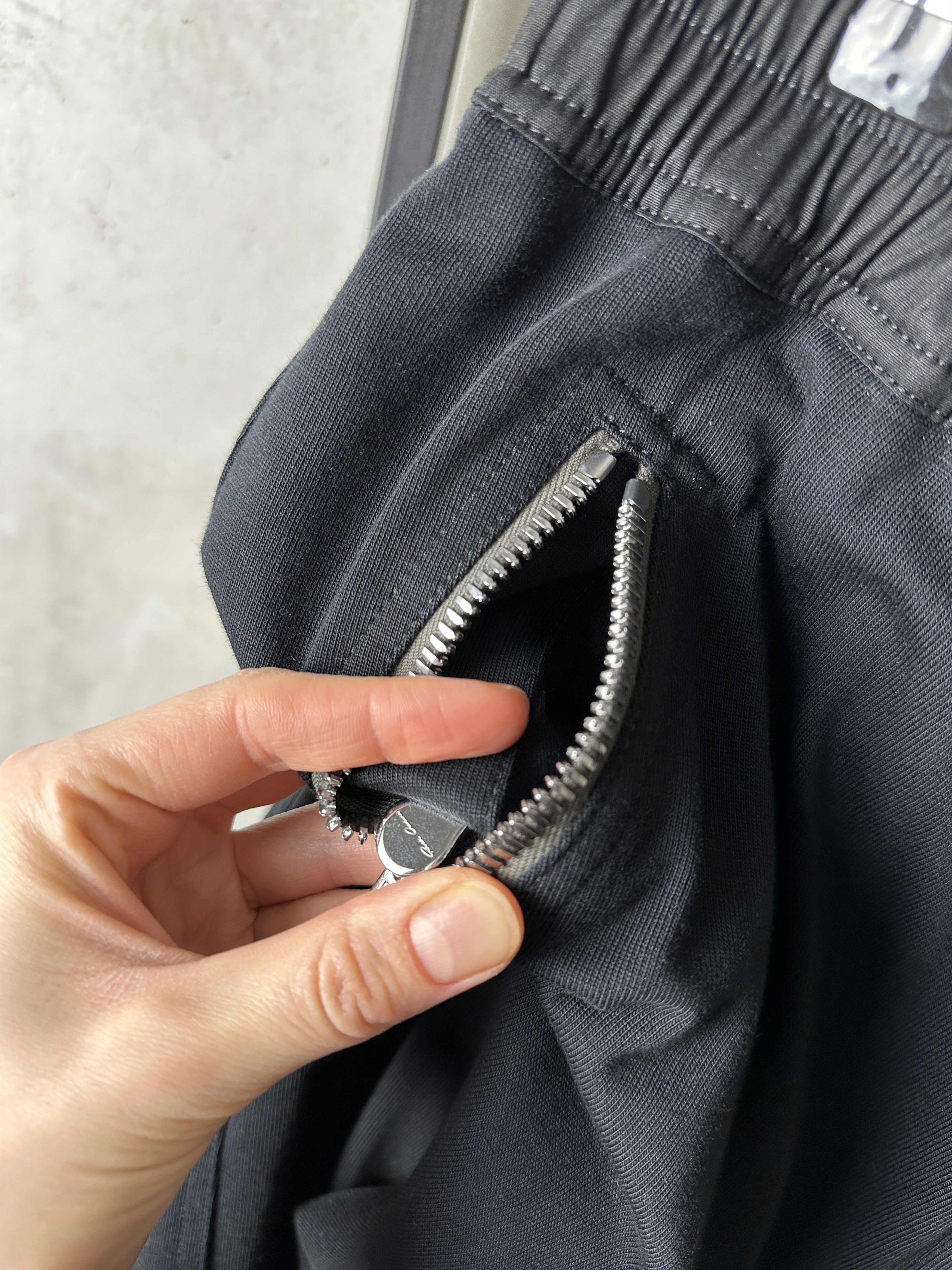 Rick Owens Rick Owens Tecuatl Cropped Drawstring Black Size US 36 / EU 52 - 14 Thumbnail