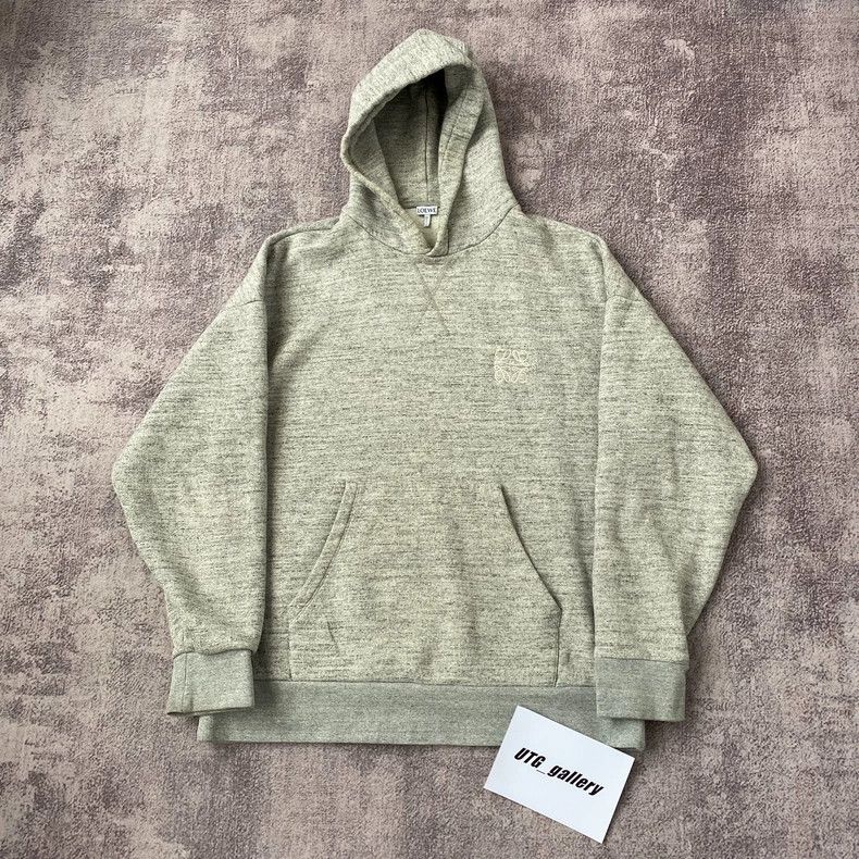 Loewe Loewe Embroidered printed grey hoodie Size US S / EU 44-46 / 1 - 1 Thumbnail