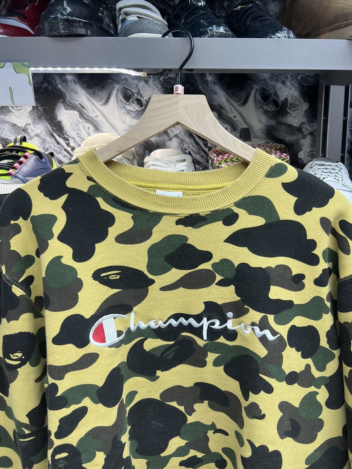Bape × Champion Bape x Champion Crewneck Size US XL / EU 56 / 4 - 3 Thumbnail