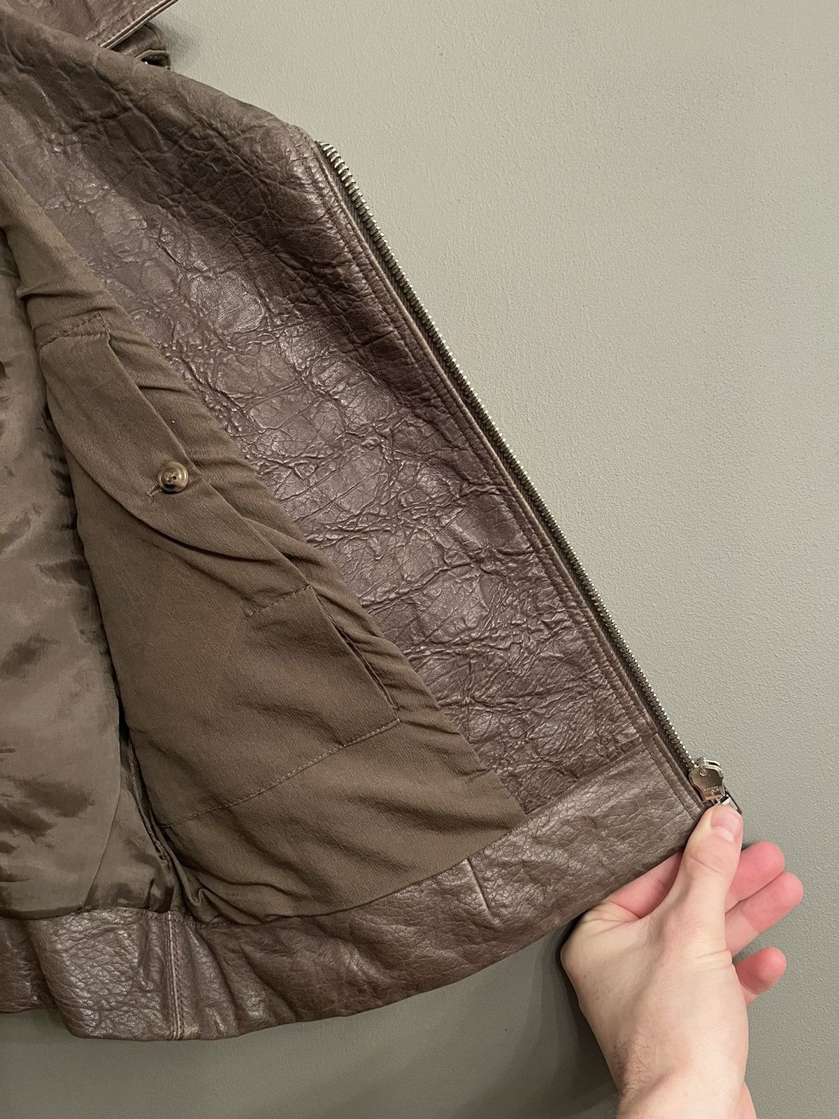 Rick Owens Rick Owens Stooges Crinkled Leather Vest Size S / US 4 / IT 40 - 7 Thumbnail