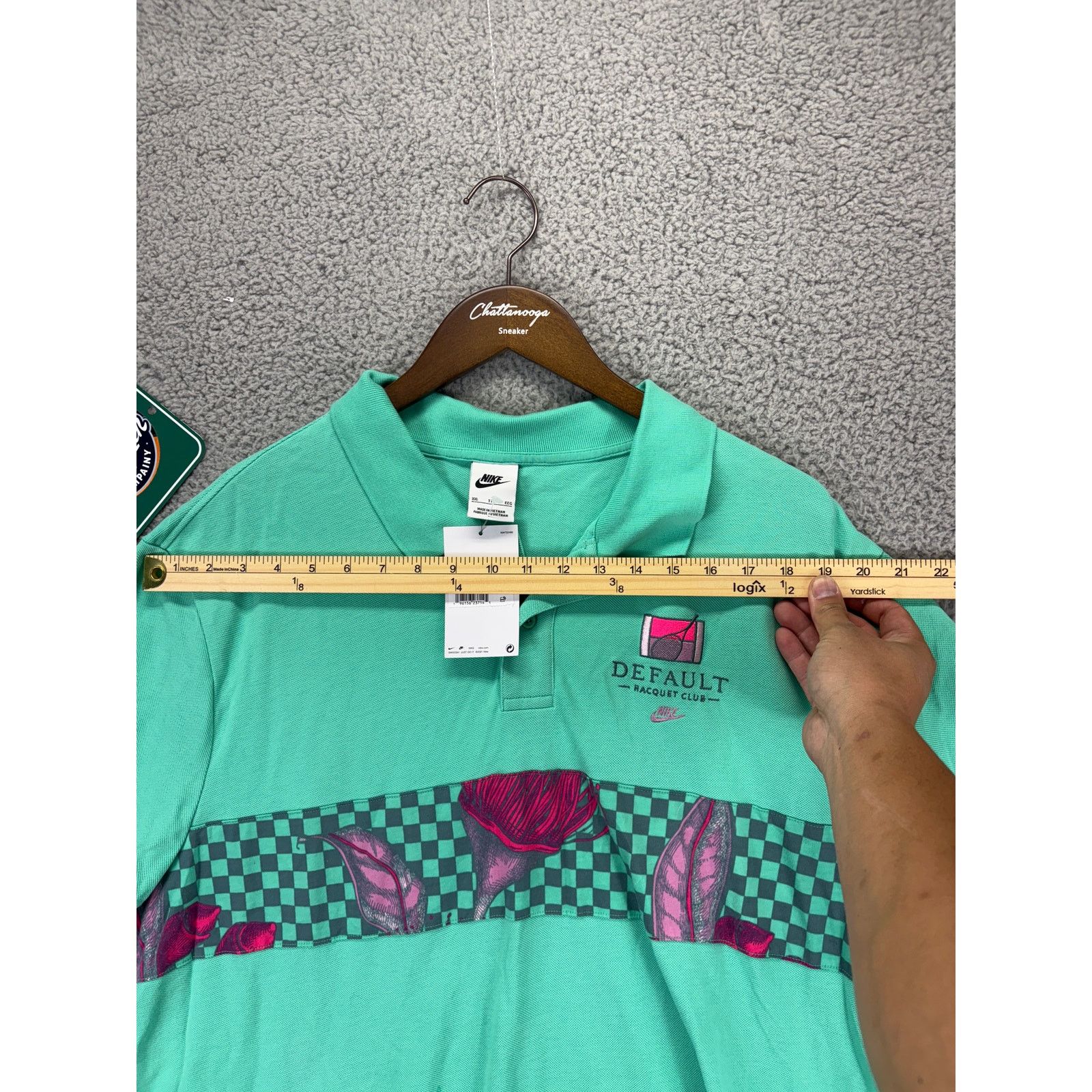 Nike Nike Dri-FIT Tennis Racquet Club Polo Shirt Green Mens XXL Size US XXL / EU 58 / 5 - 3 Thumbnail