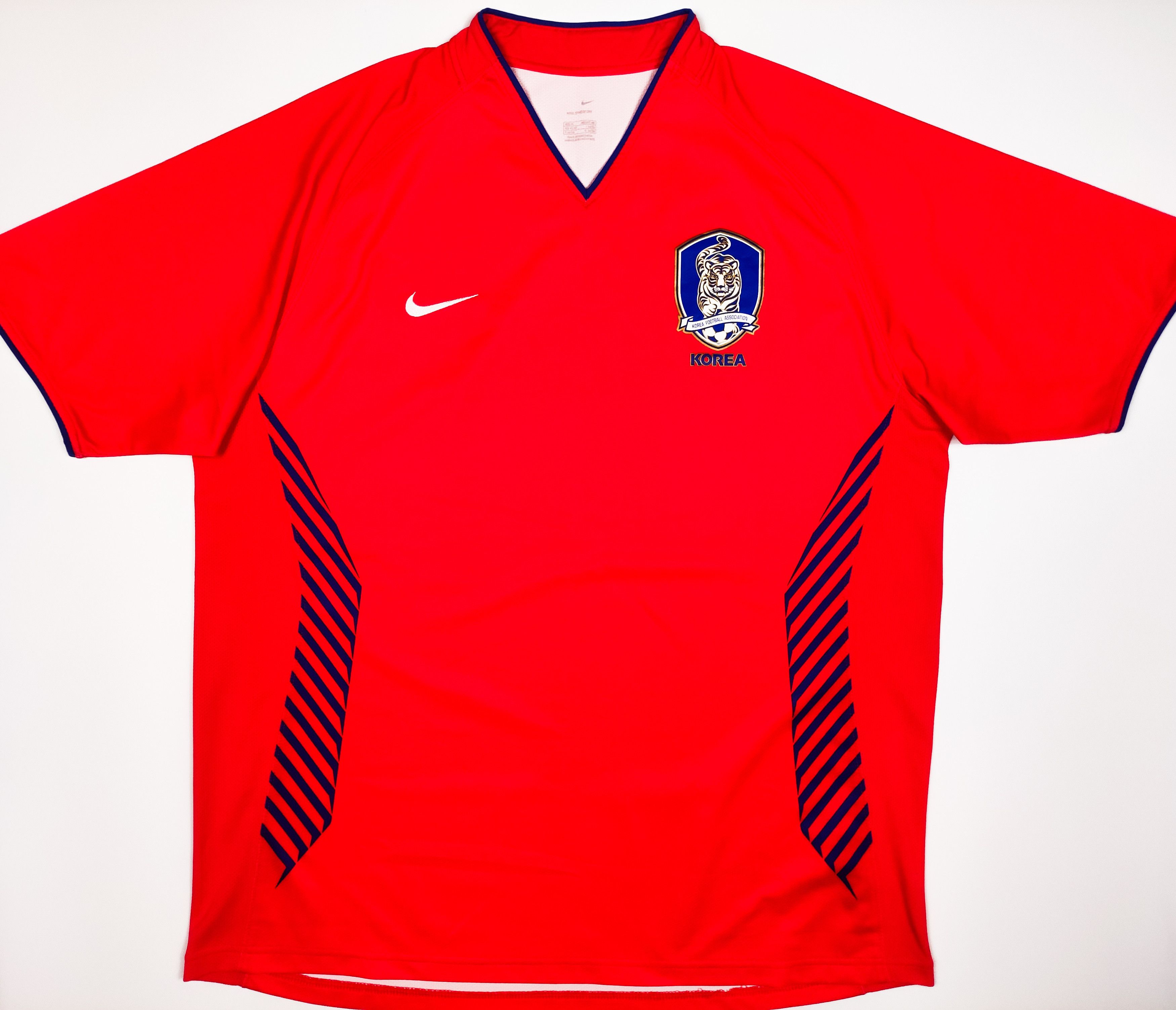 Nike South Korea 2006 2007 Nike Home Shirt Seoul Vintage Asia Size US XL / EU 56 / 4 - 1 Thumbnail