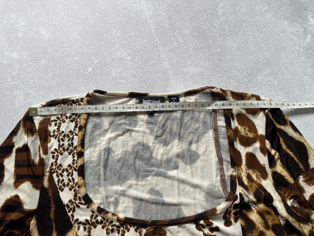 Just Cavalli Y2K Just Cavalli Leopard Print Viscose Long Dress Blouse Size M / US 6-8 / IT 42-44 - 16 Thumbnail