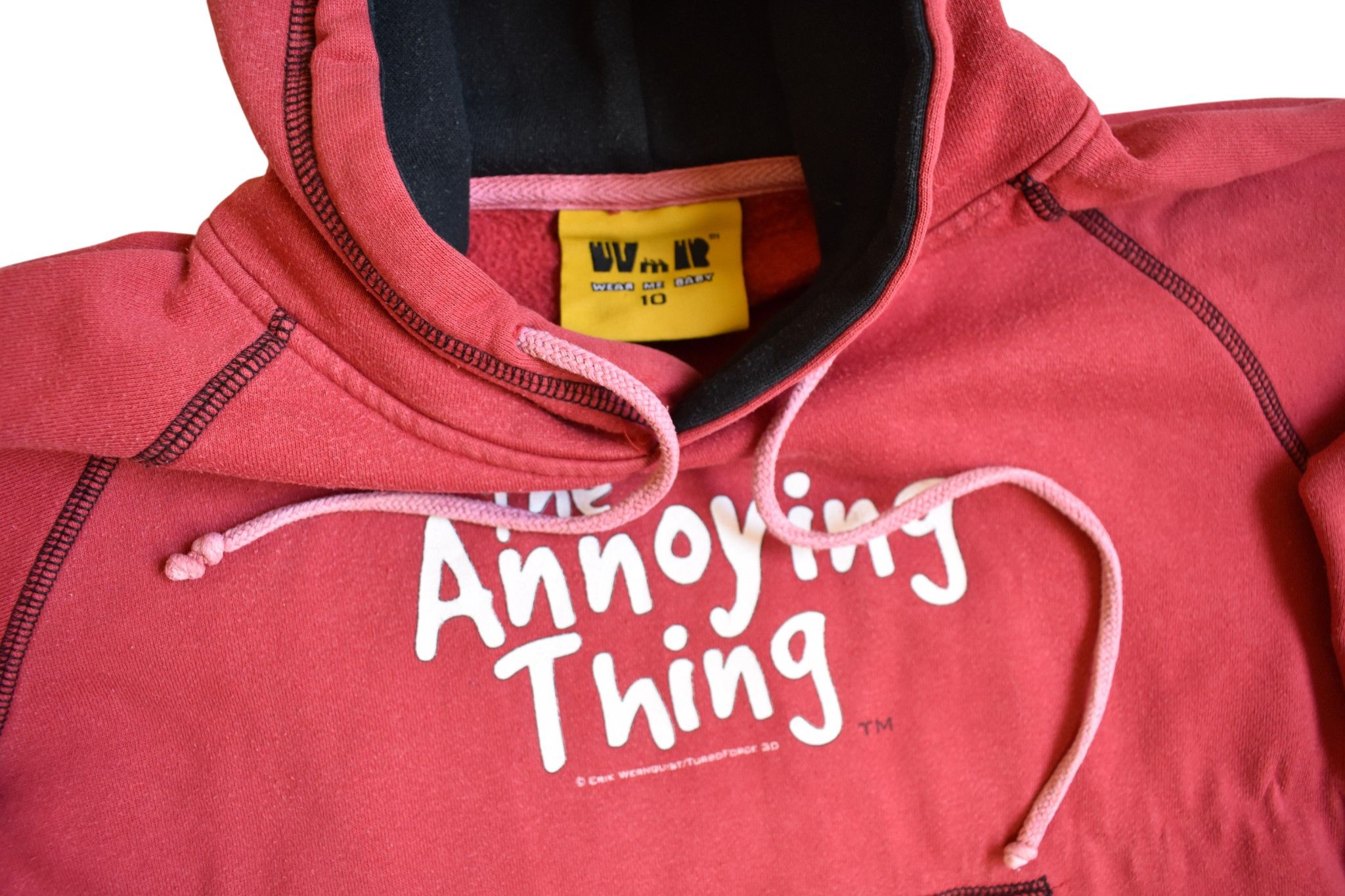 Other Vintage 00s The Annoying Thing Red Hoodie Size XS / US 0-2 / IT 36-38 - 4 Thumbnail