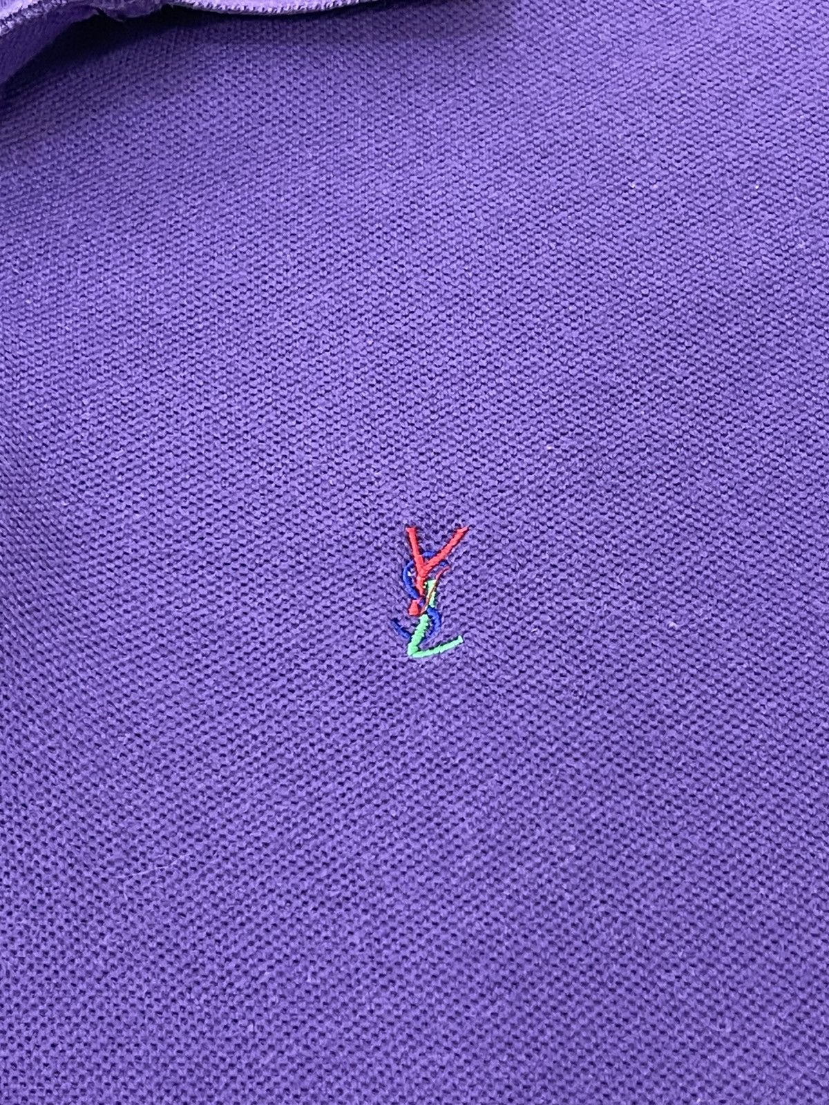 Yves Saint Laurent Vtg Yves Saint Laurent Polo Shirt 5🟩9 Size US L / EU 52-54 / 3 - 18 Thumbnail