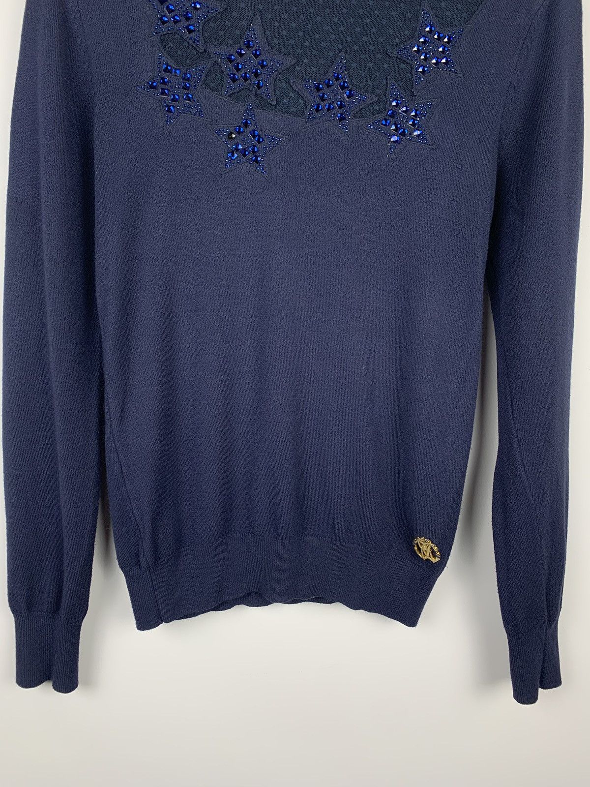 Roberto Cavalli Roberto Cavalli Blue Viscose Sweater Women’s Jumper Size M Size M / US 6-8 / IT 42-44 - 3 Thumbnail