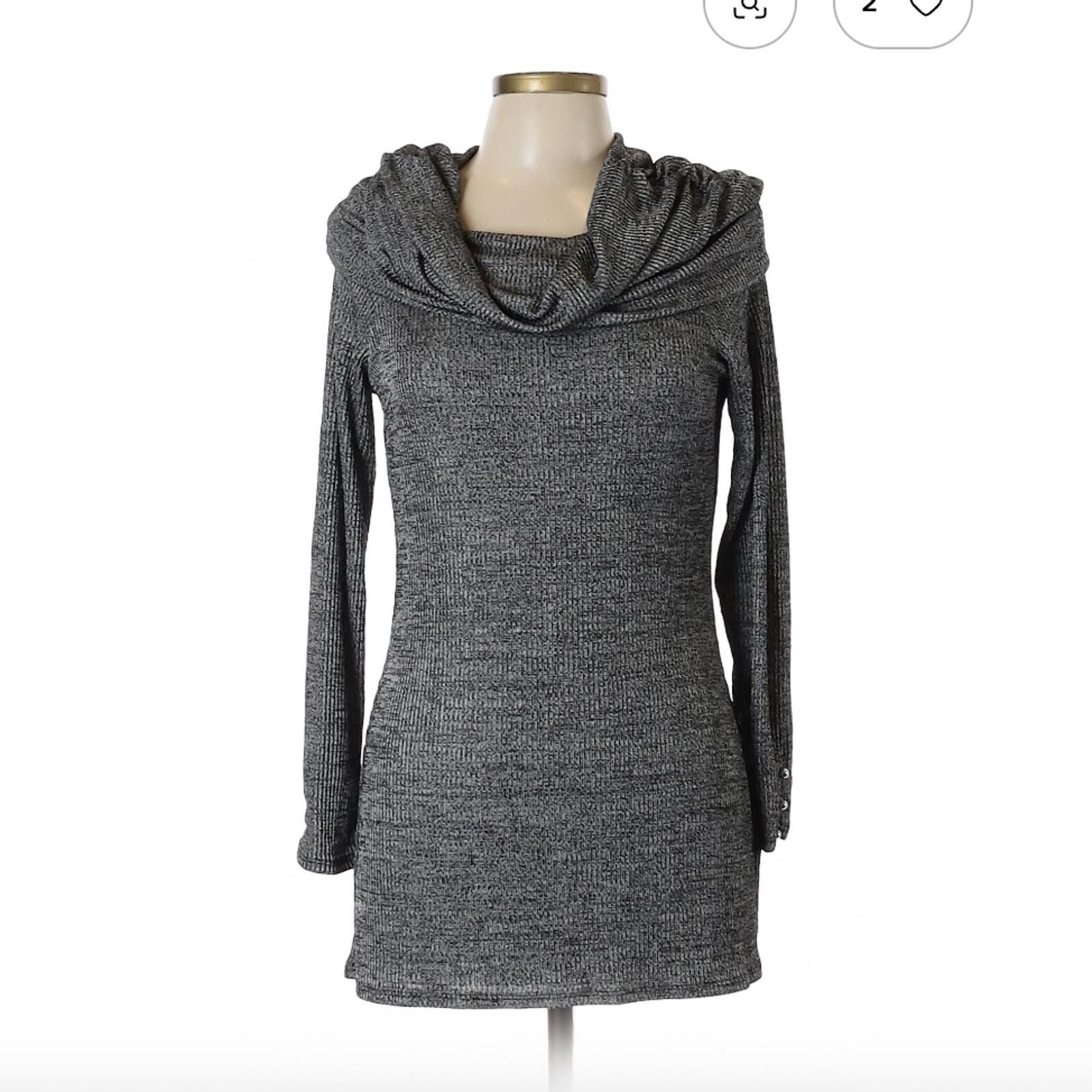 Other White House Black Market Gray 3/4 Sleeve Top Size L Size L / US 10 / IT 46 - 1 Thumbnail