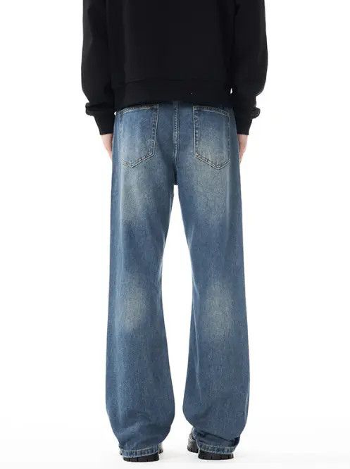 Japanese Brand × Jean American style trendy slim fit men's flared distressed jeans Size US 32 / EU 48 - 4 Thumbnail