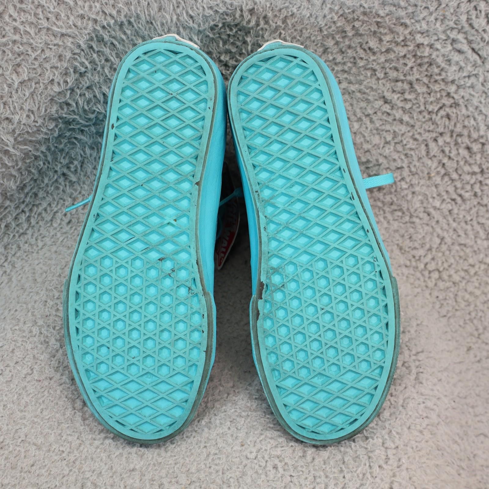Vans VANS Sk8 Hi Top Off The Wall Teal Blue Men 5.5 / Women 7 Size US 5.5 / EU 38 - 8 Thumbnail