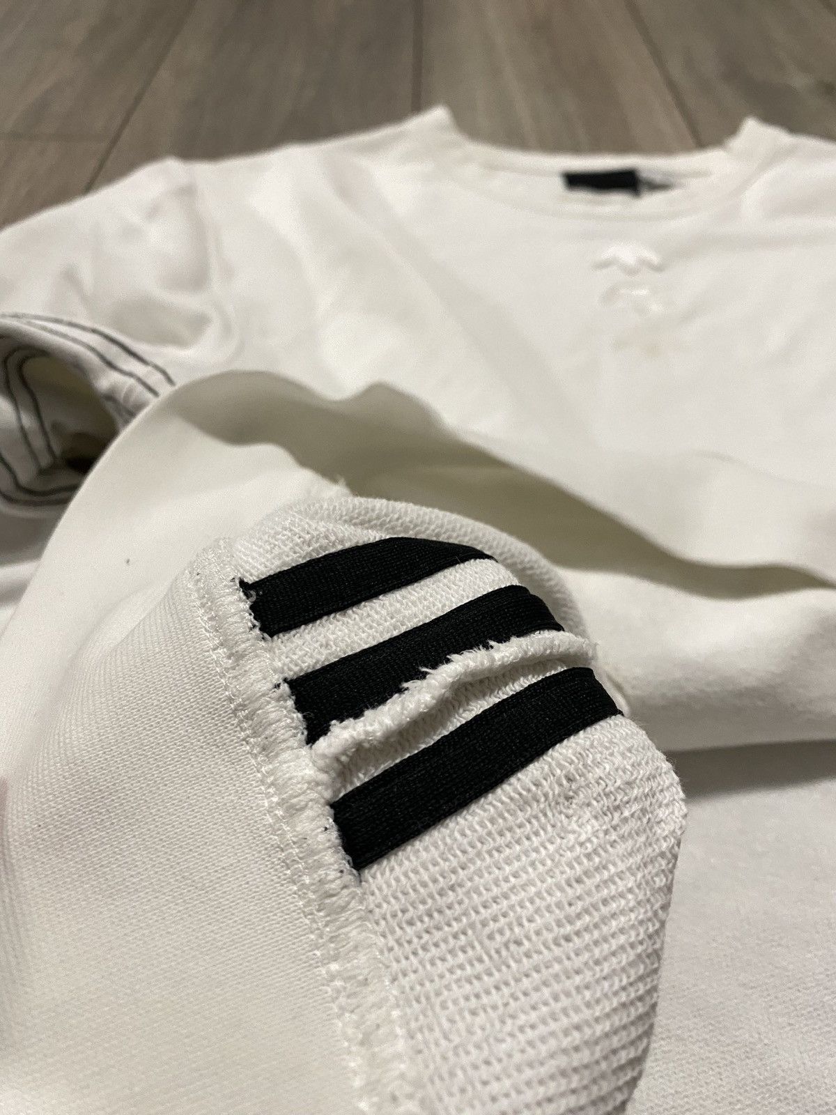 Alexander Wang Adidas Alexander Wang Sweatshirt Logo Crew White Opium Y2K Size US XL / EU 56 / 4 - 7 Thumbnail