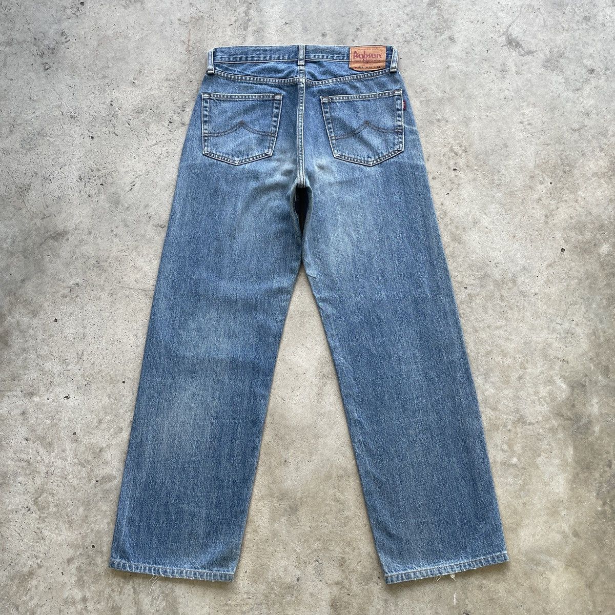 Japanese Brand × Jean × Vintage Vintage Bobson Lot512 Distressed Faded Jeans Denim Pants W31 Size US 31 - 14 Thumbnail