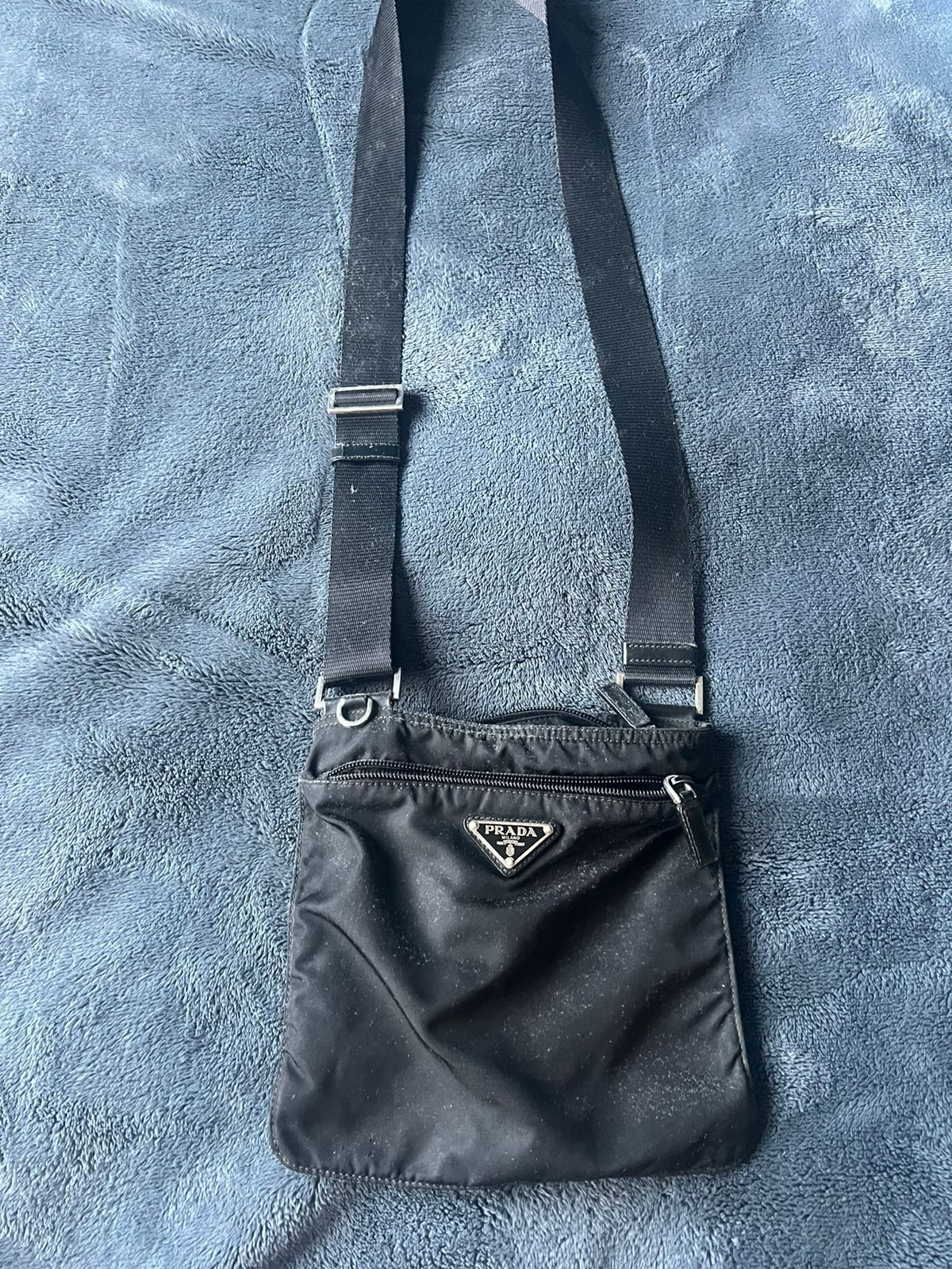 image of Prada Shoulder Bag in Black, Men's